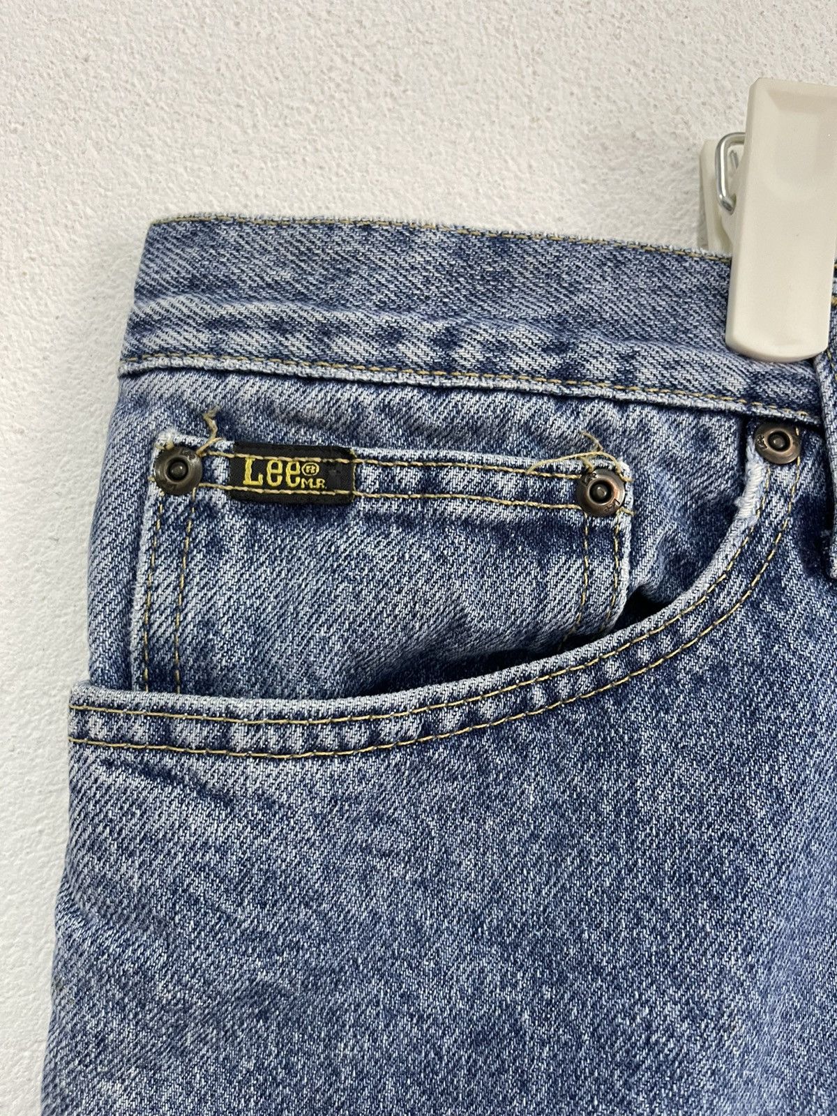 Lee × Vintage Lee Short pants Denim blue📸 Size US 42 / EU 58 - 5 Thumbnail