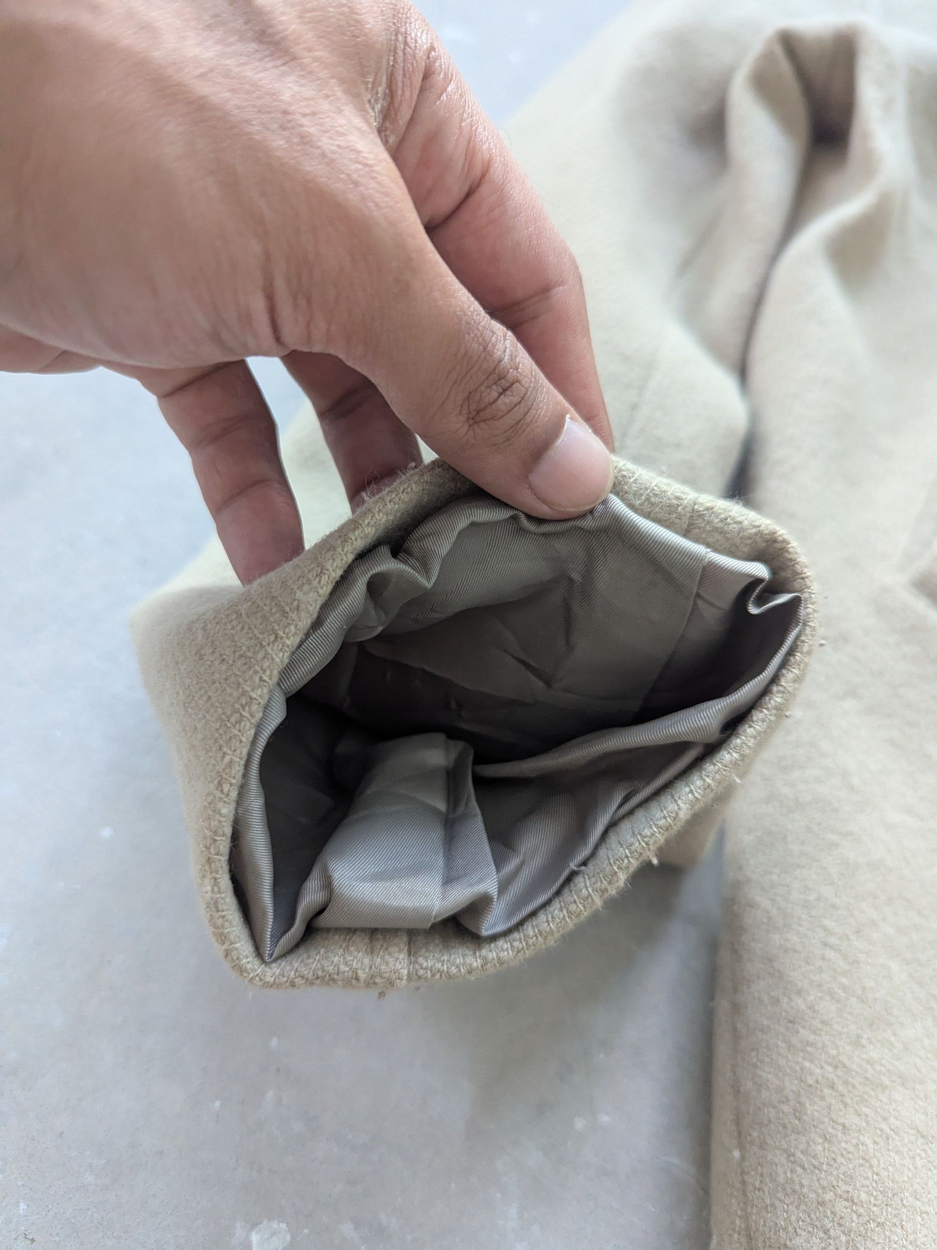 Issey Miyake × Sunao Kuwahara Vintage Sunao Kuwahara by Issey Miyake Wool Hoodie Jacket Size M / US 6-8 / IT 42-44 - 5 Thumbnail