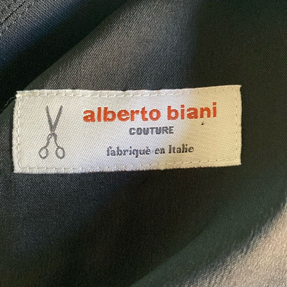 Alberto Alberto Biani Dark Navy Oversized Blazer Size 40 Fits up to Size L / US 10 / IT 46 - 3 Thumbnail