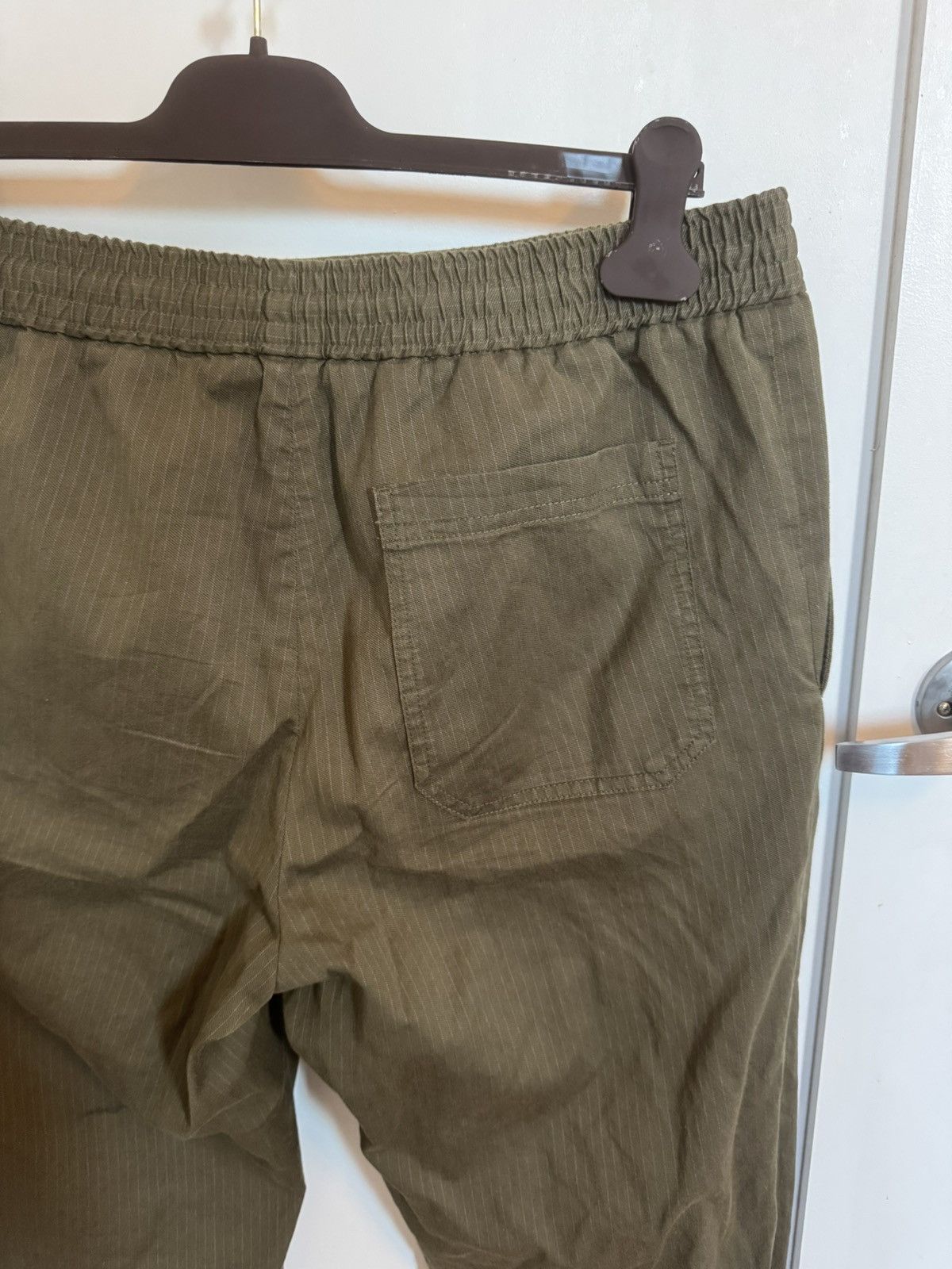 Acne Studios Acne Studios cropped green pinstripe trouser Size US 32 / EU 48 - 3 Thumbnail