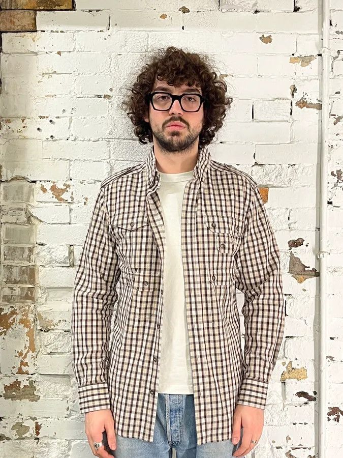 Dolce & Gabbana AW2008 Dolce & Gabbana Multi Pockets Checkered Classy Shirt Size US M / EU 48-50 / 2 - 1 Thumbnail