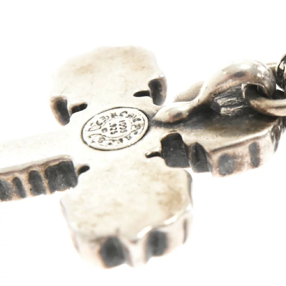 Chrome Hearts Chrome Hearts Filigree Sapphire Cross Paper Chain Necklace Size ONE SIZE - 8 Thumbnail