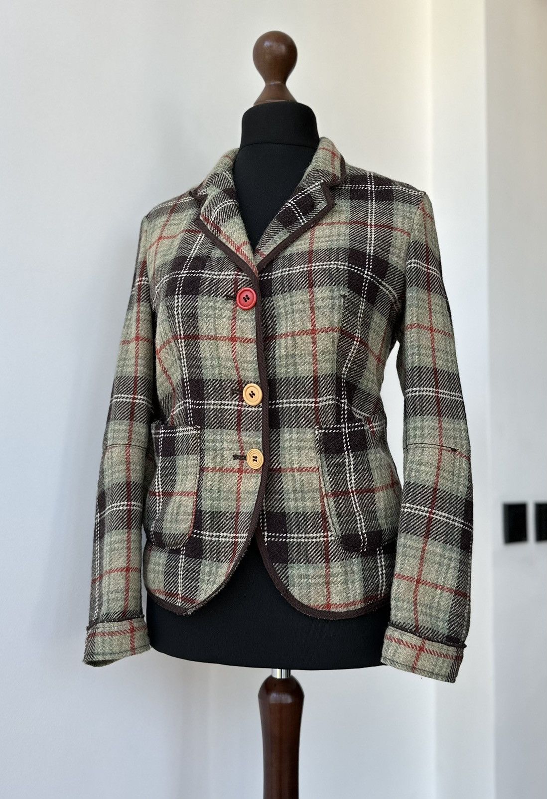 Marithe + Francois Girbaud Marithe Francois Girbaud Jacket Blazer Wool Size US 30 Size M / US 6-8 / IT 42-44 - 1 Thumbnail