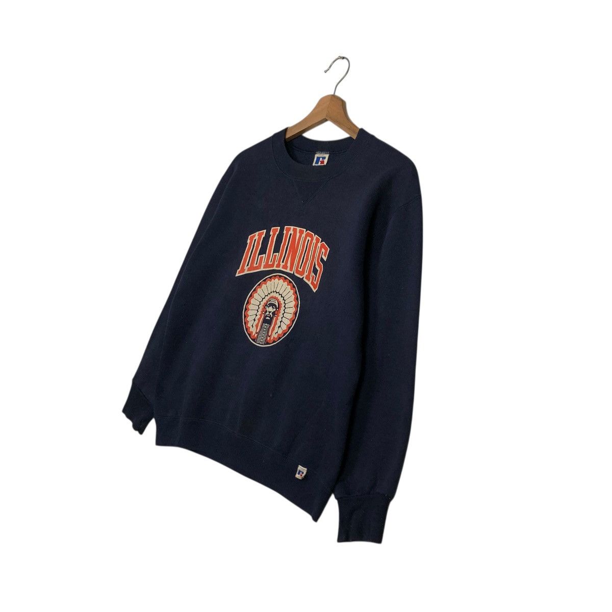 Russell Athletic 🔥VINTAGE SWEATSHIRT RUSSELL ATHLETIC SWEATSHIRT RED INDIANS Size US L / EU 52-54 / 3 - 4 Thumbnail