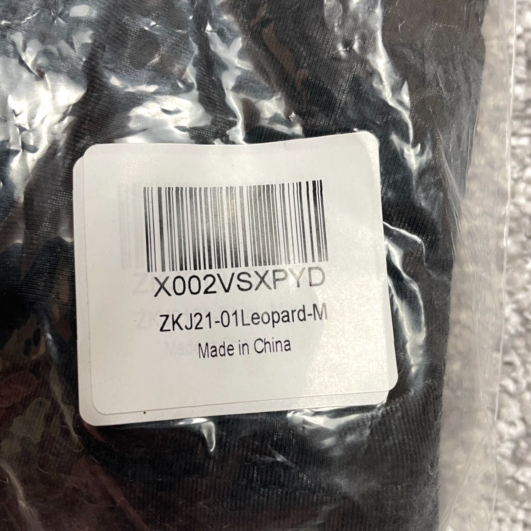 Vintage Zoano Leggings Womens M Black Leopard Print Yoga Stretch Pants New Size 32" / US 10 / IT 46 - 3 Thumbnail