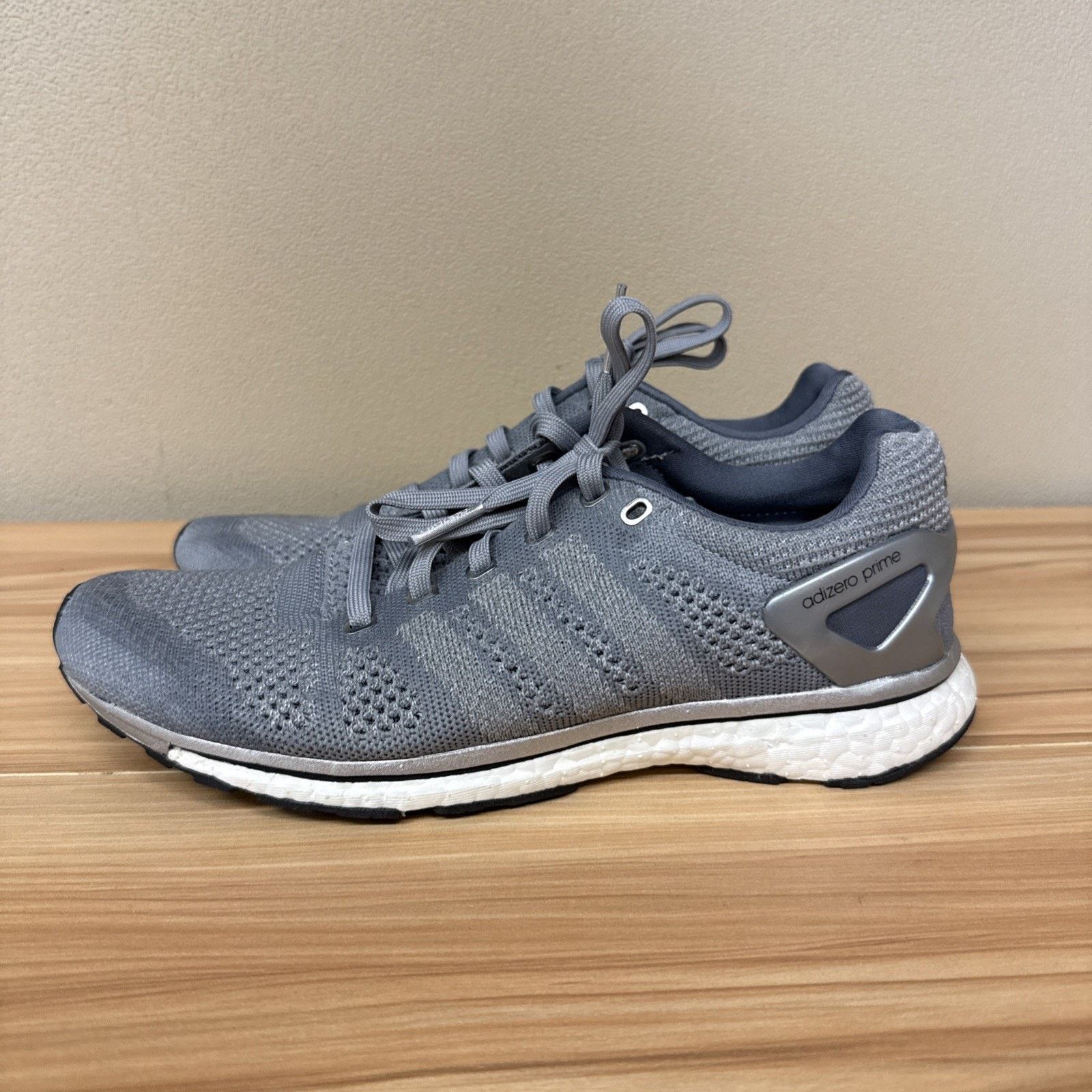 Adidas Size 6.5 - adidas Adizero Prime Ltd Gray Size US 6.5 / EU 39-40 - 3 Thumbnail