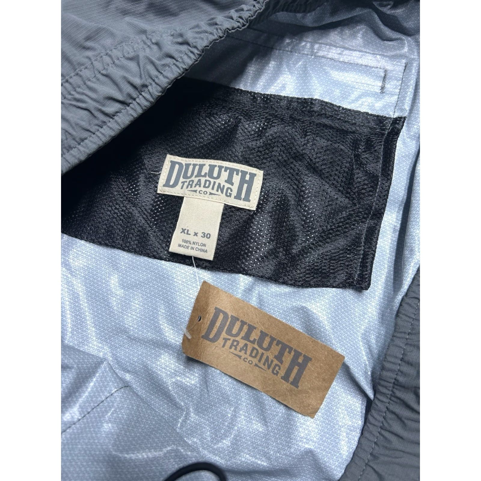 CO VINTAGE? No Rainer Waterproof Rain Pants Duluth Trading Co Men XL Rain Pants Gray Nylon NWT Size US 36 / EU 52 - 6 Thumbnail