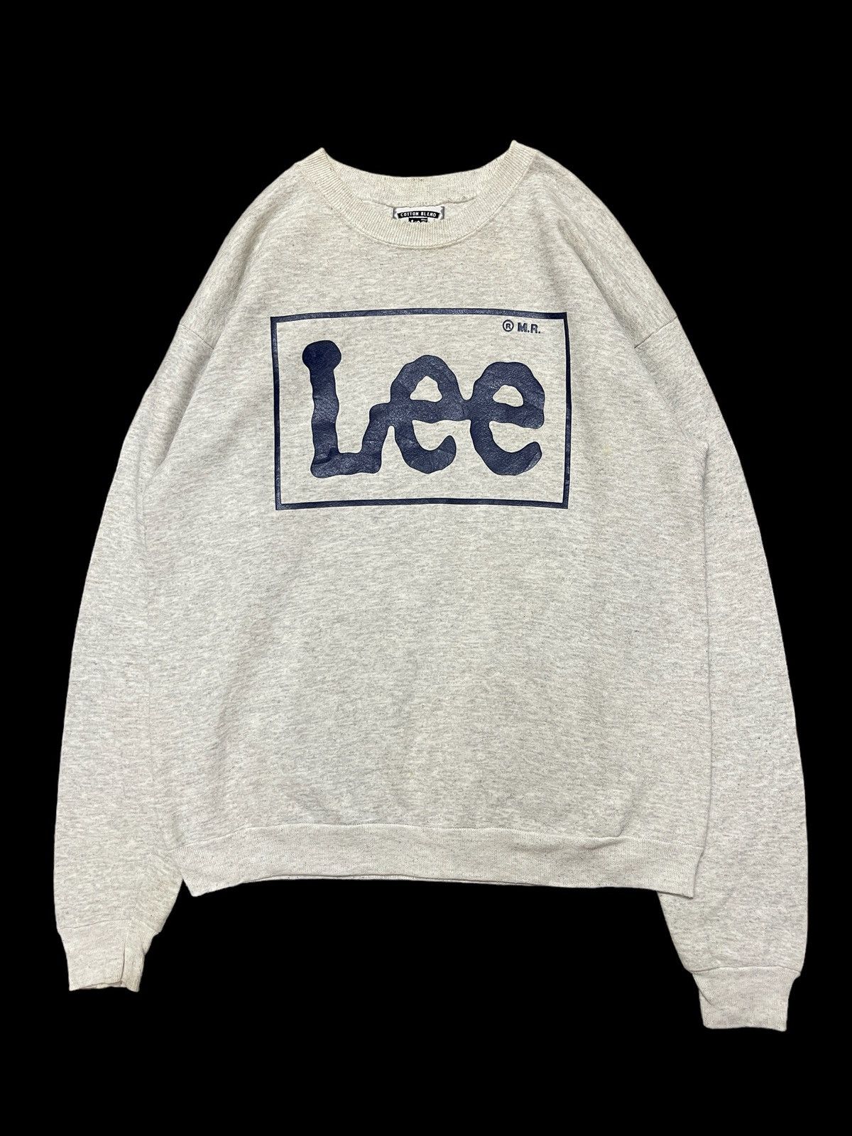 Vintage 90s Lee Spellout Big Logo Sweatshirts Size US L / EU 52-54 / 3 - 3 Thumbnail