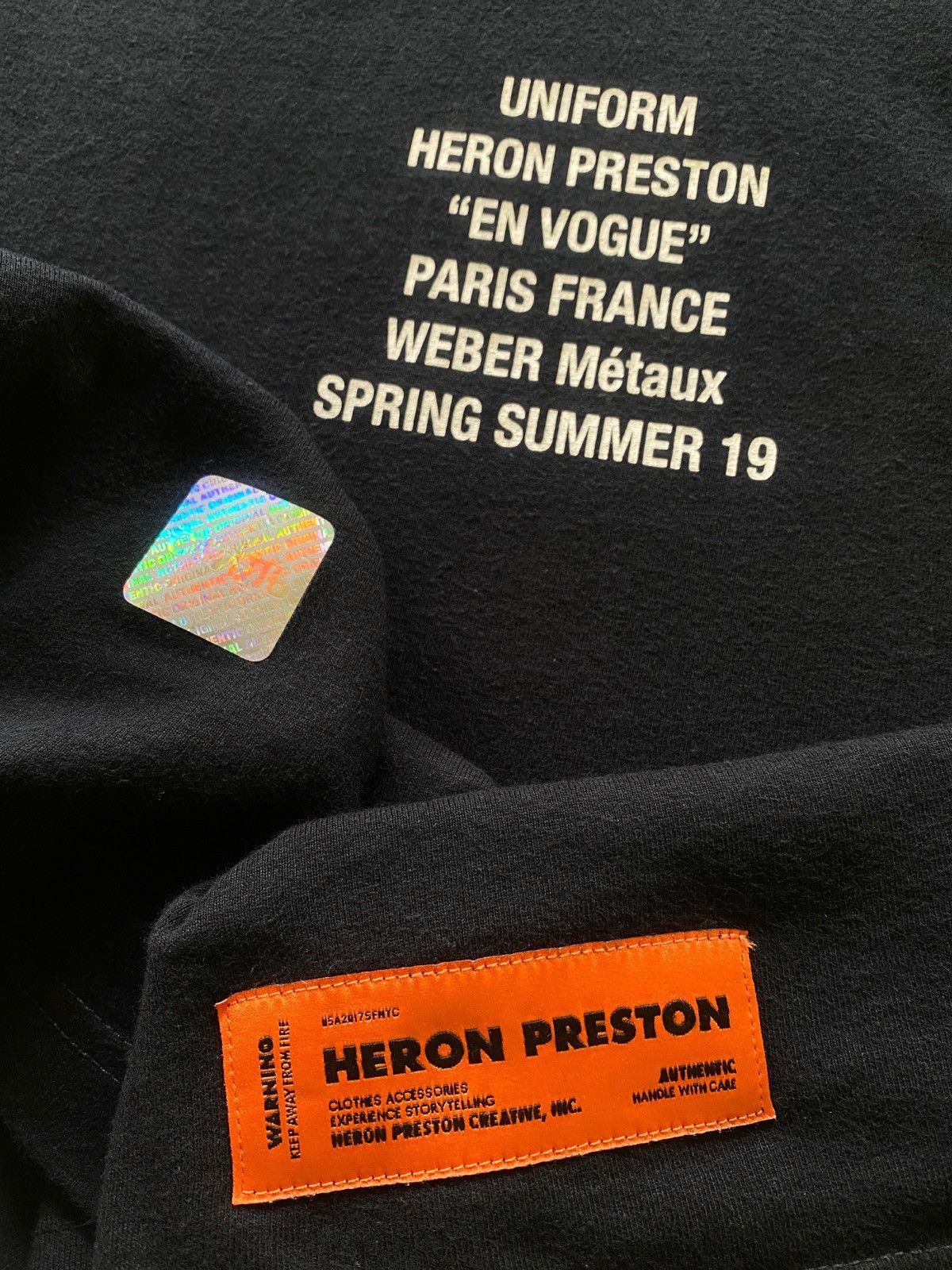 Heron Preston SS19 Heron Preston Metal Worker tee Size US M / EU 48-50 / 2 - 3 Thumbnail