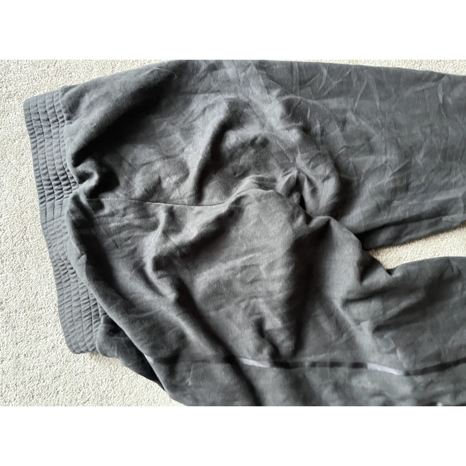 Puma PUMA Essentials Logo High Waisted Joggers Womens Black M Casual Athletic Bottoms Pants Sweatpants Size 32" / US 10 / IT 46 - 4 Thumbnail