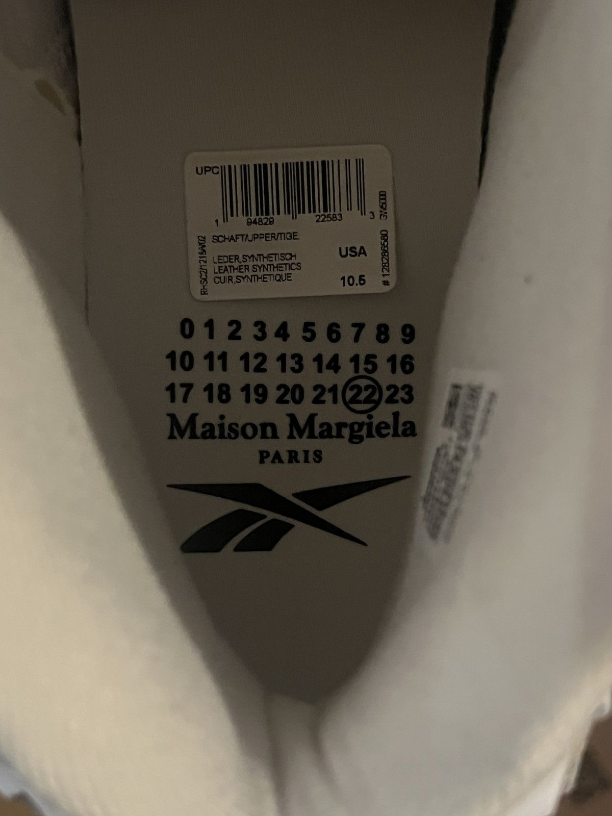 Maison Margiela × Reebok Authentic Reebok Question Maison Margiela Project sneakers Size US 10.5 / EU 43-44 - 7 Thumbnail