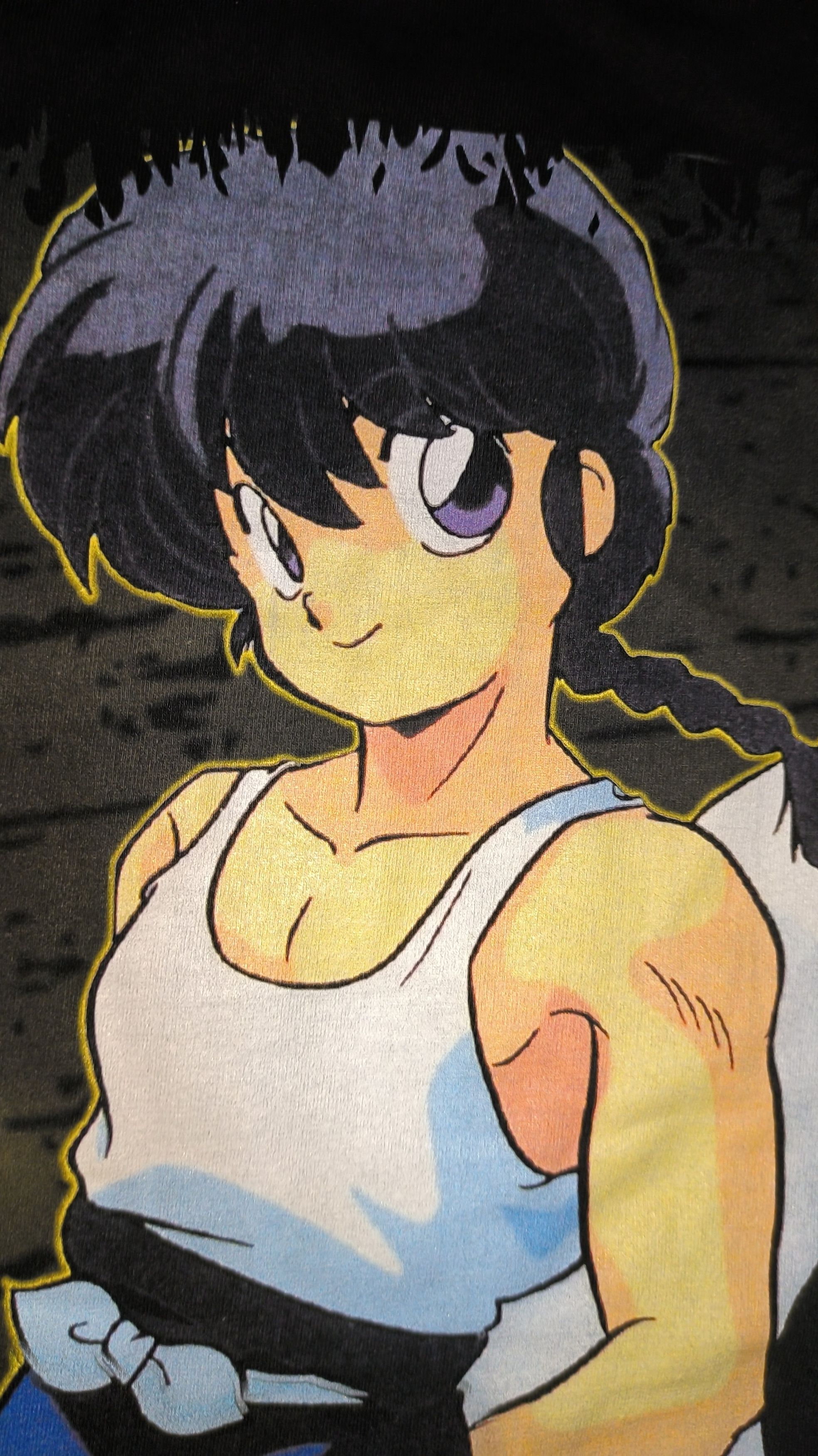 Anime RARE Bootleg Ranma 1/2 Overprint Size US XL / EU 56 / 4 - 10 Thumbnail