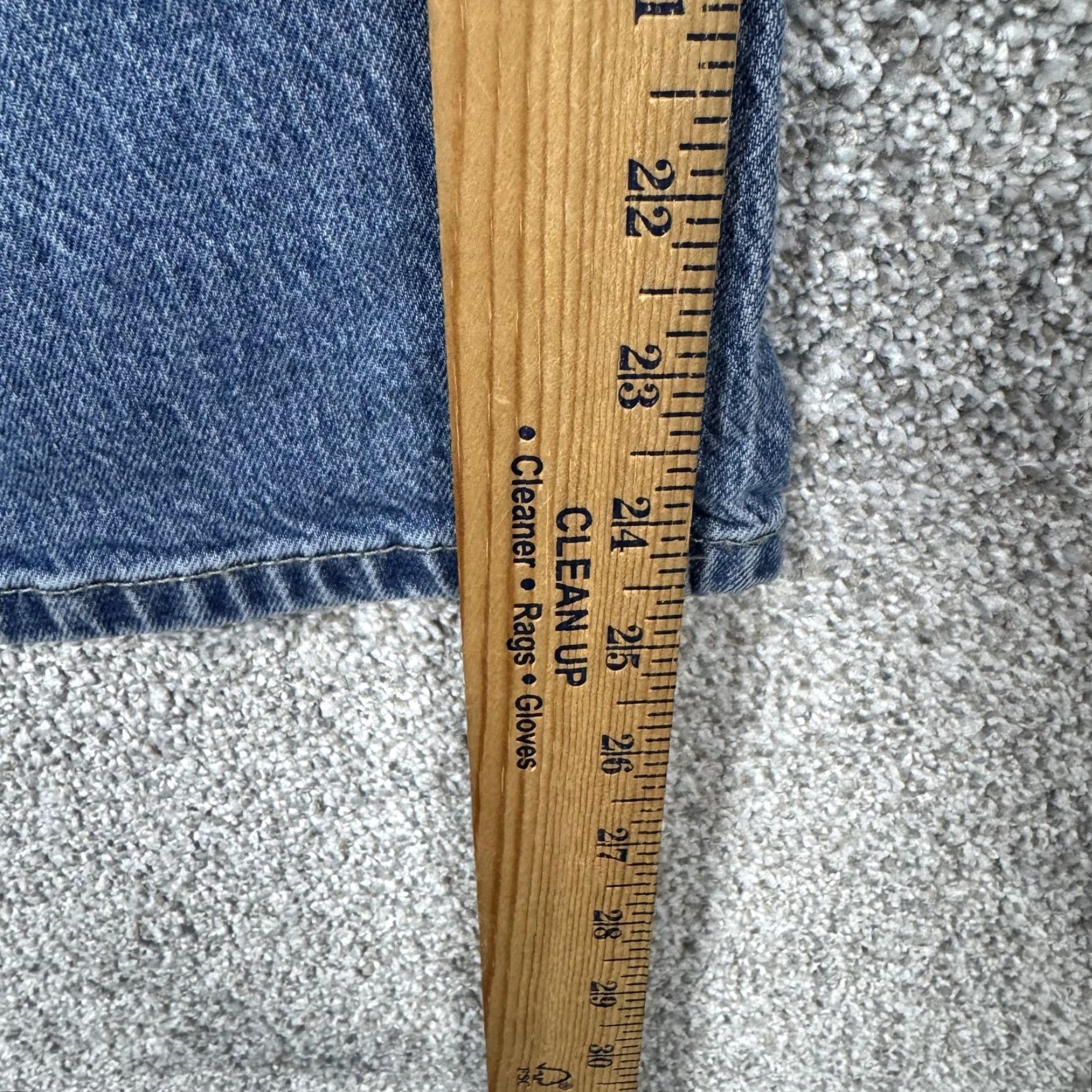 Lucky Brand Lucky Brand Jeans Relaxed Taper Womens 6/28 Blue Distressed Button Fly Ankle Size 28" / US 6 / IT 42 - 5 Thumbnail