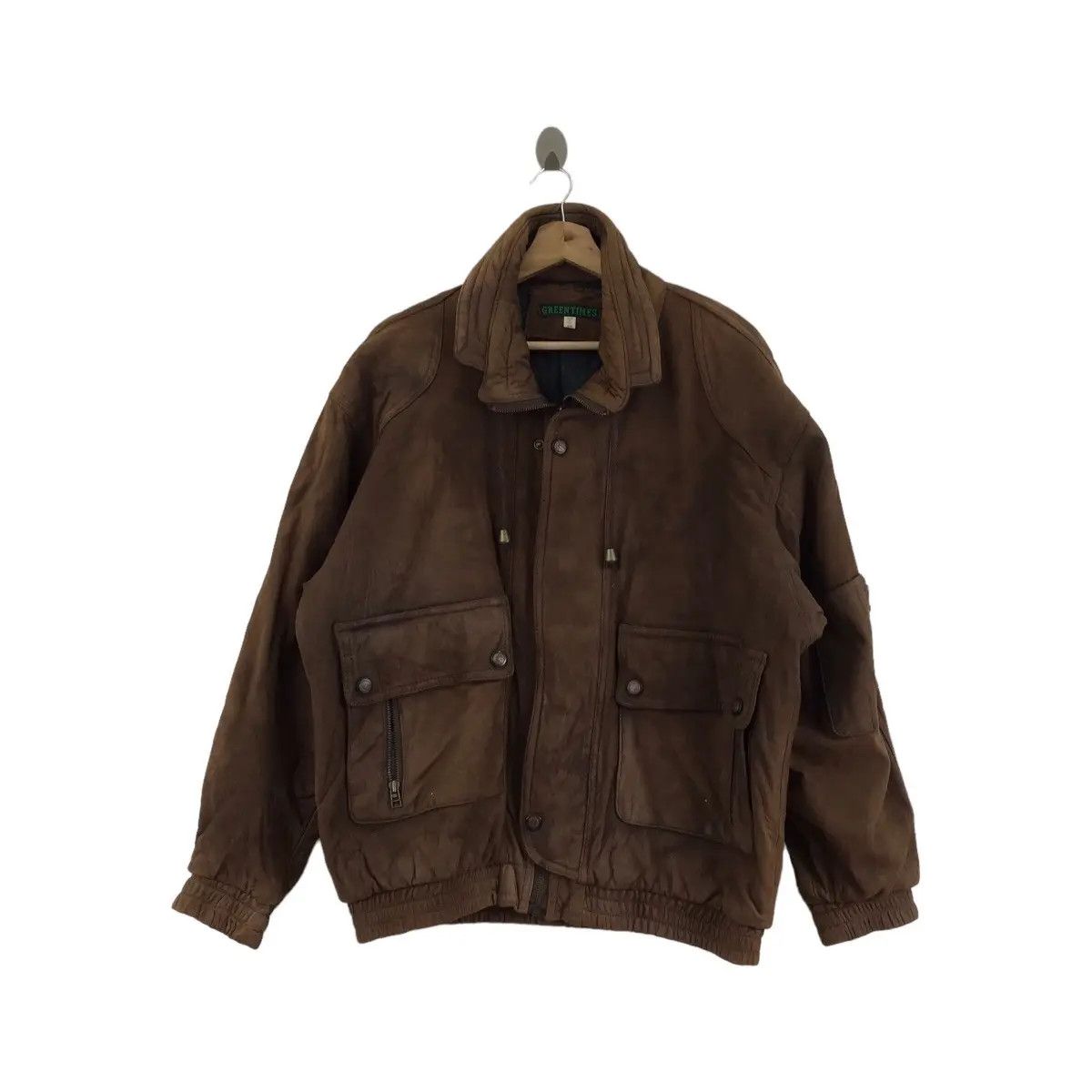 Vintage Vintage 1989 GREEN TIMES New Zealand Real Leather Parsley Size US XS / EU 42 / 0 - 1 Thumbnail