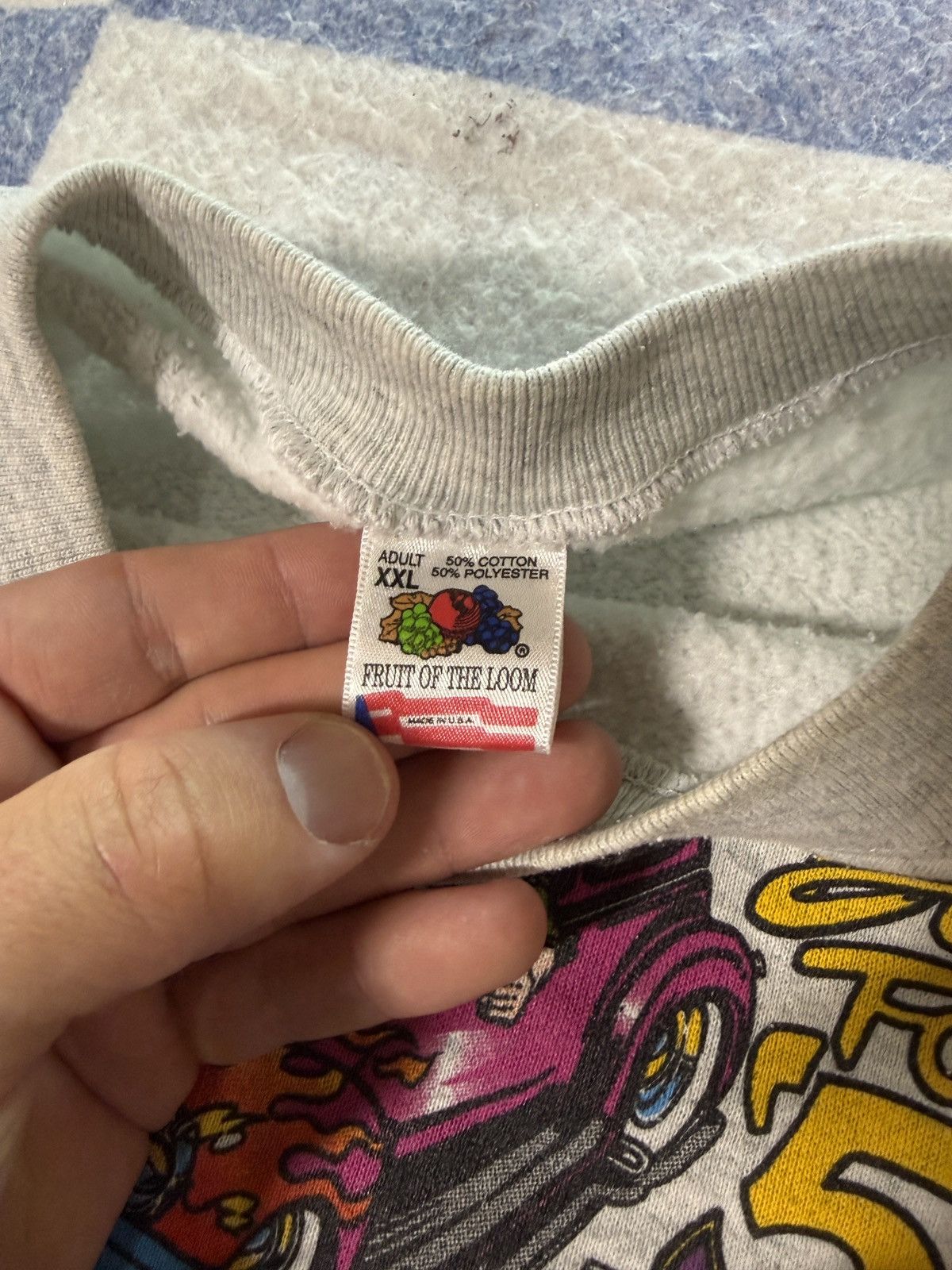 Vintage Vintage back to the fifties crewneck sweatshirt Size US XL / EU 56 / 4 - 3 Thumbnail