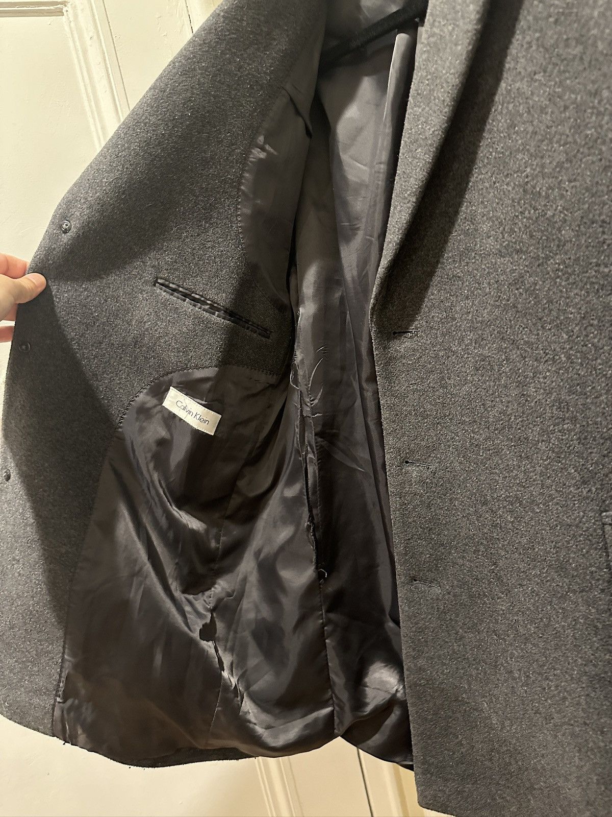 Calvin Klein Wool Coat Size US S / EU 44-46 / 1 - 3 Thumbnail