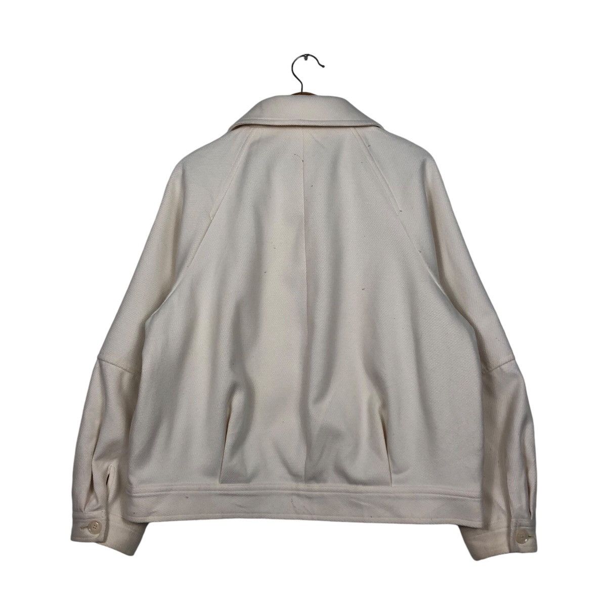 Japanese Brand 📌Vintage Cropped Wool Biker Jacket GU Size US XL / EU 56 / 4 - 9 Thumbnail