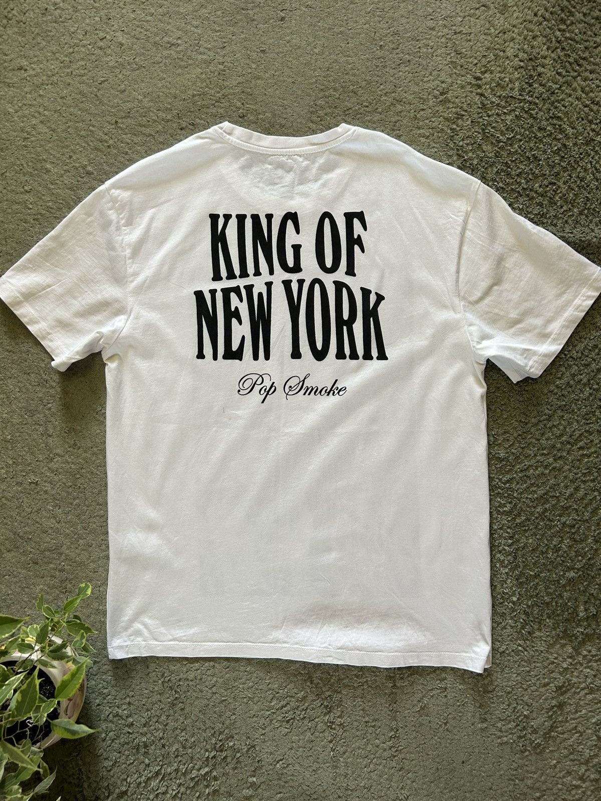 Rap Tees × Vintage Pop Smoke King Of New York Rap Drill Tee shirt Size US M / EU 48-50 / 2 - 2 Thumbnail