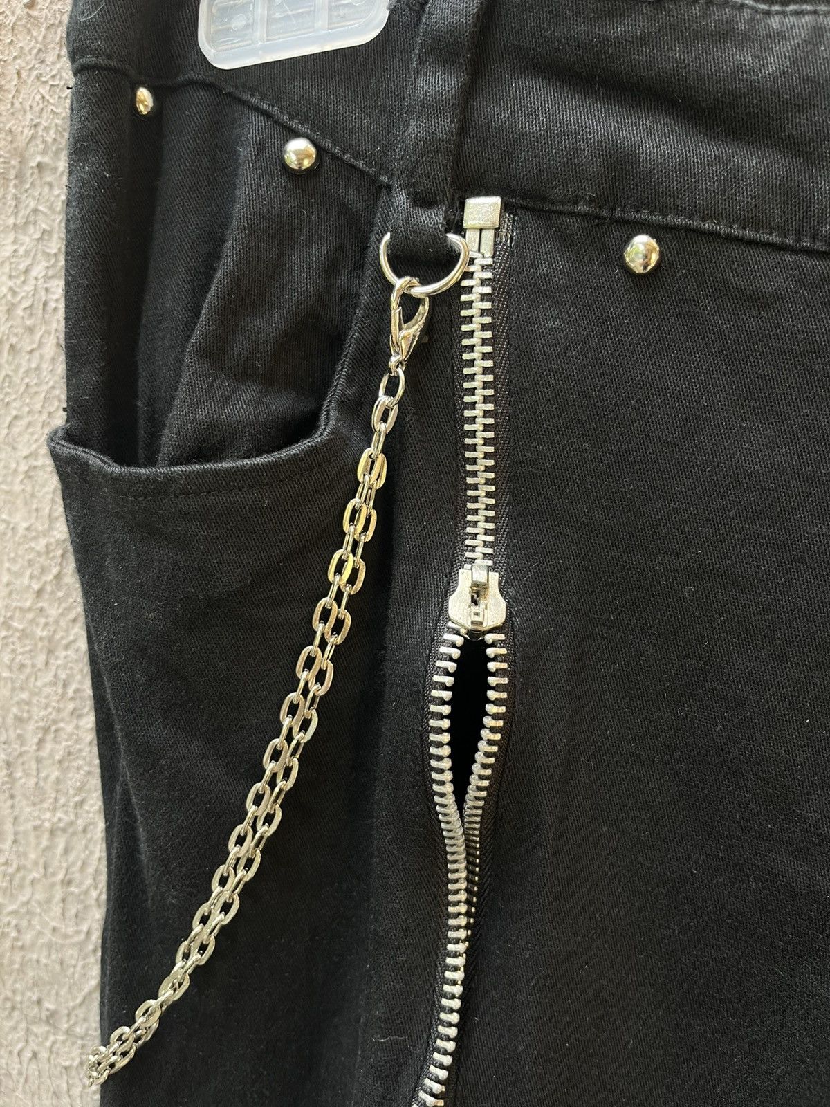 Japanese Brand Seditionaries bondage Punk skinny strecth pants Size 27" / US 4 / IT 40 - 12 Thumbnail