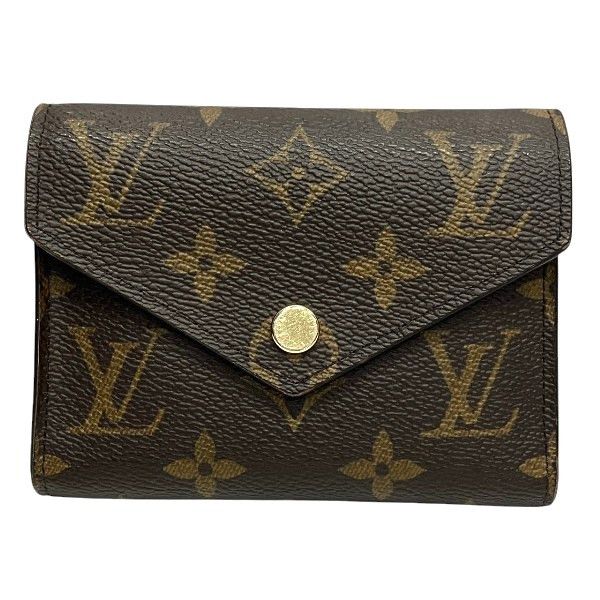 Louis Vuitton Louis Vuitton Louis Vuitton Portefeuille Victorine Monogram Wallet Textile Short Wallet M41938 DUTY FREE for USA Size ONE SIZE - 1 Thumbnail