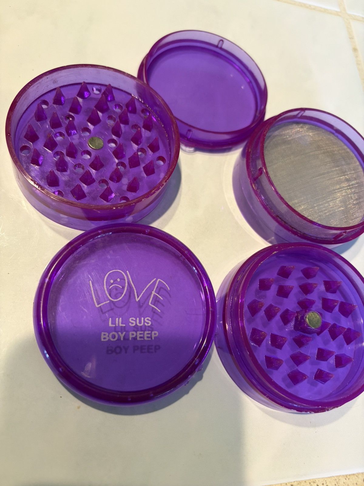 Lil Peep Official Lil Peep × Sus Boy Limited Edition Grinder Size ONE SIZE - 3 Thumbnail