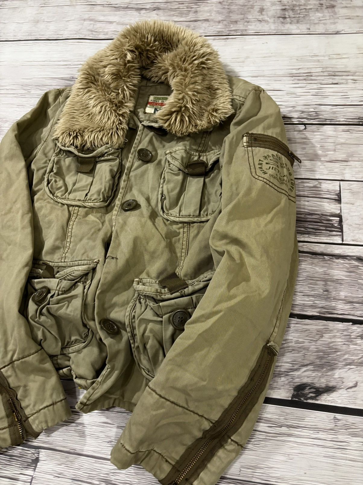 Hysteric Glamour × Japanese Brand Vintage Junya Balenciaga Style Classic Cargo Jacket 90s Size US S / EU 44-46 / 1 - 3 Thumbnail