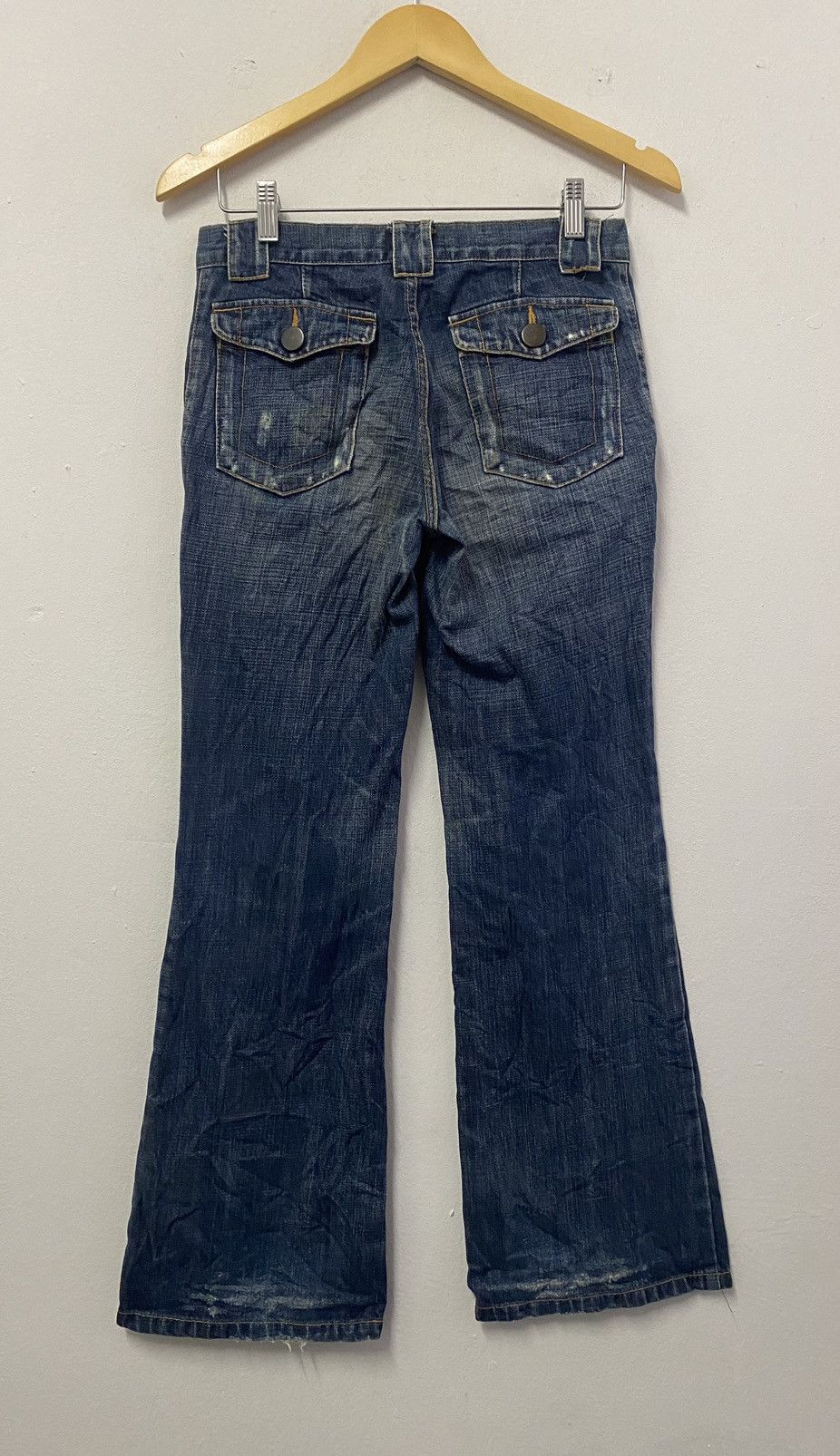 CDG by Comme des Garcons Vintage Tricot Comme Des Garçons Bootcut Jeans Size 28" / US 6 / IT 42 - 2 Thumbnail