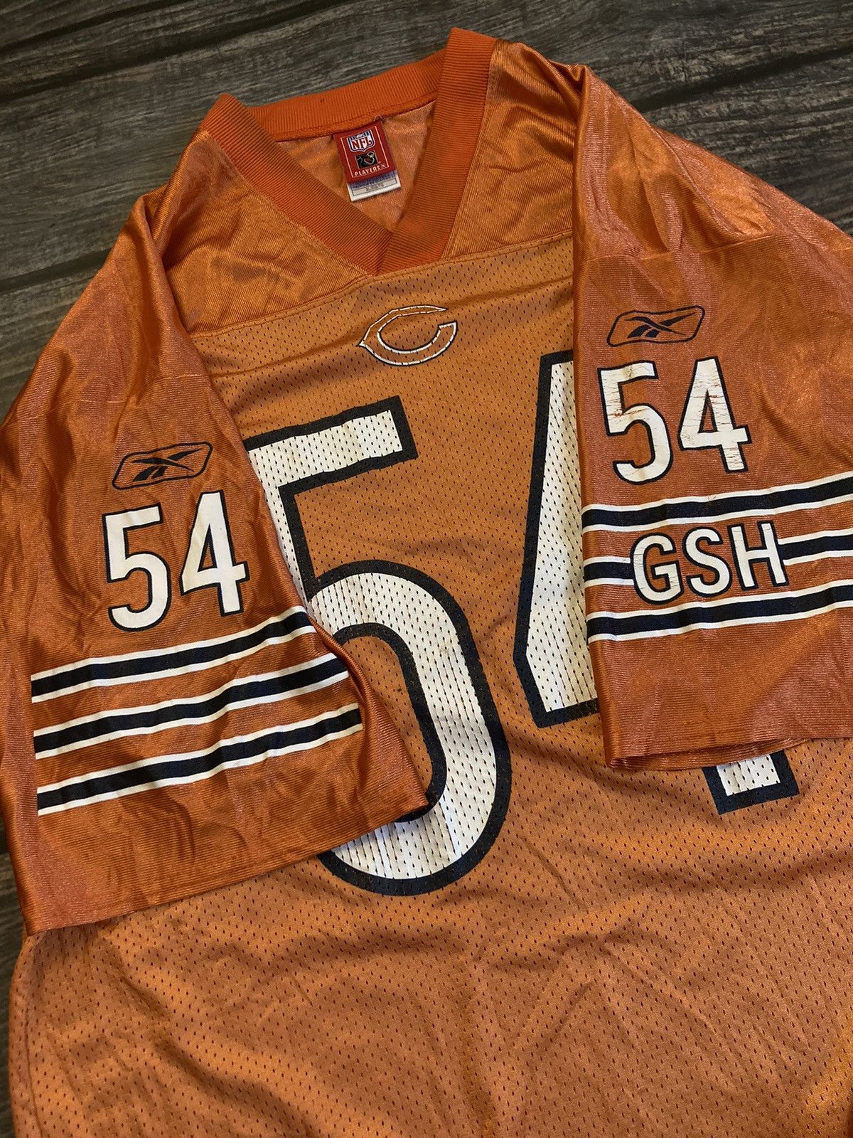 NFL × Reebok NFL REEBOK Chicago Bears URLACHER Jersey Size US XL / EU 56 / 4 - 4 Thumbnail