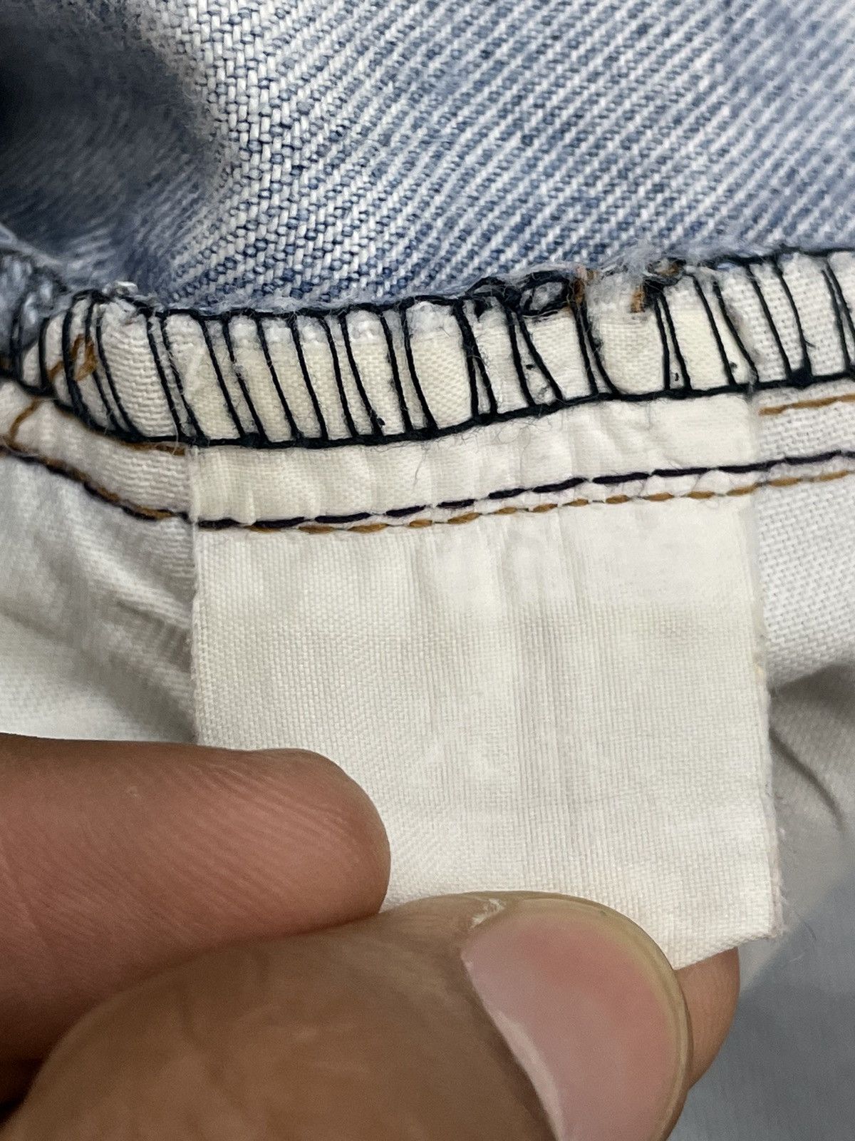 Levi's Vintage Levis Light Wash Distressed Denim Pants (AE5) Size US 28 / EU 44 - 21 Thumbnail