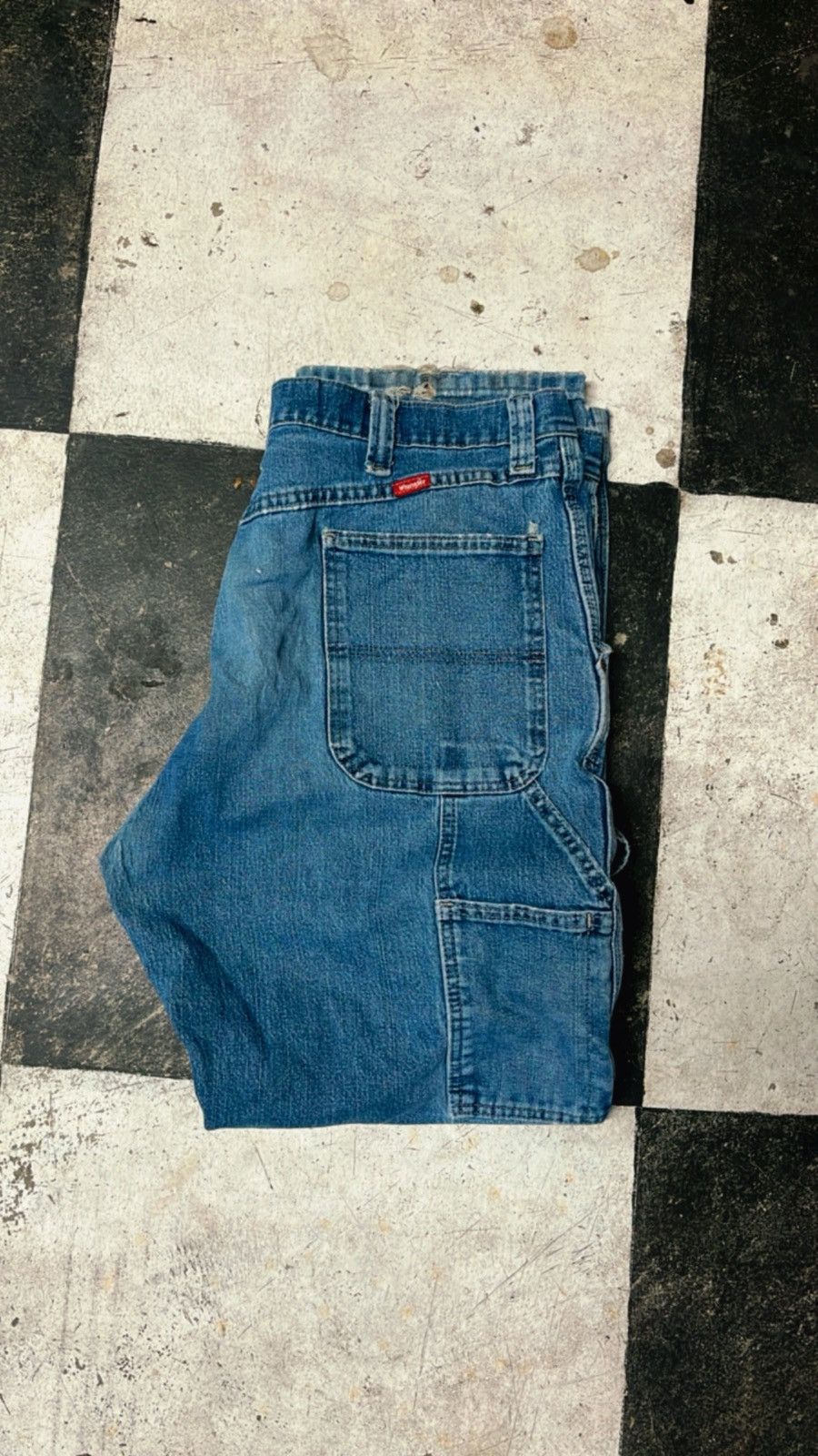 Vintage × Wrangler Vintage Wrangler Denim Carpenter Jeans Size US 38 / EU 54 - 1 Thumbnail