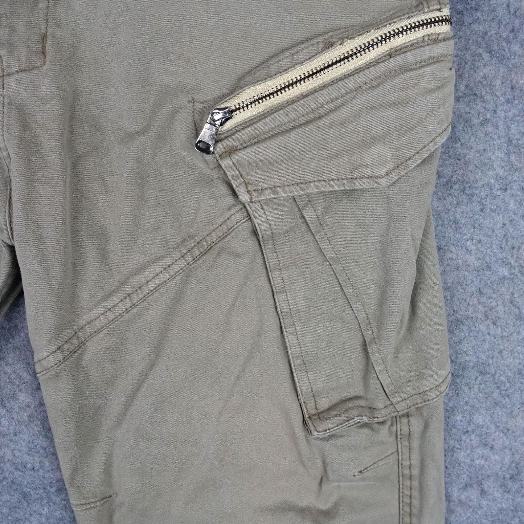 Everlane Everlane Cargo Pants Mens 34x24 Beige Utility Adjustable Waist Pockets Workwear Size US 34 / EU 50 - 3 Thumbnail