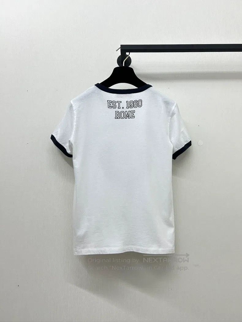 Valentino Valentino Short sleeves with monogram print Size L / US 10 / IT 46 - 2 Thumbnail