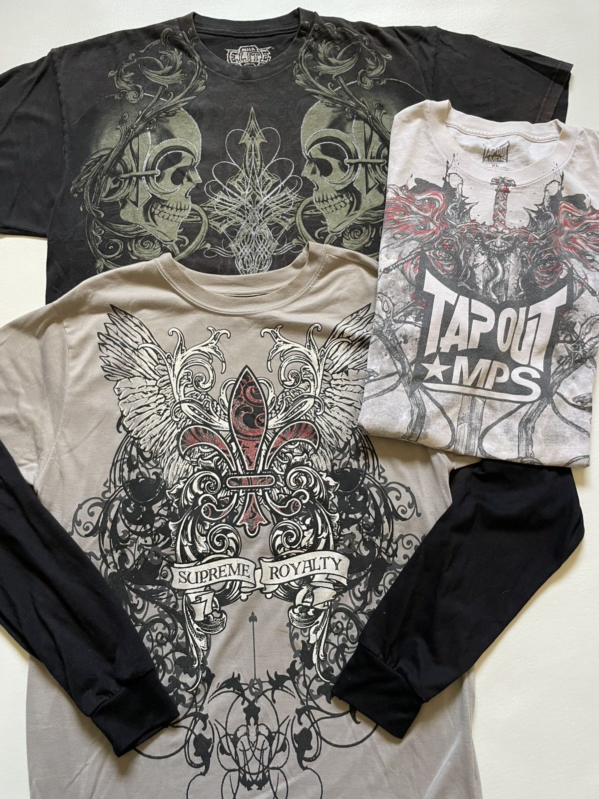 Tapout Y2k tapout longsleeve shirt Size US XL / EU 56 / 4 - 4 Thumbnail