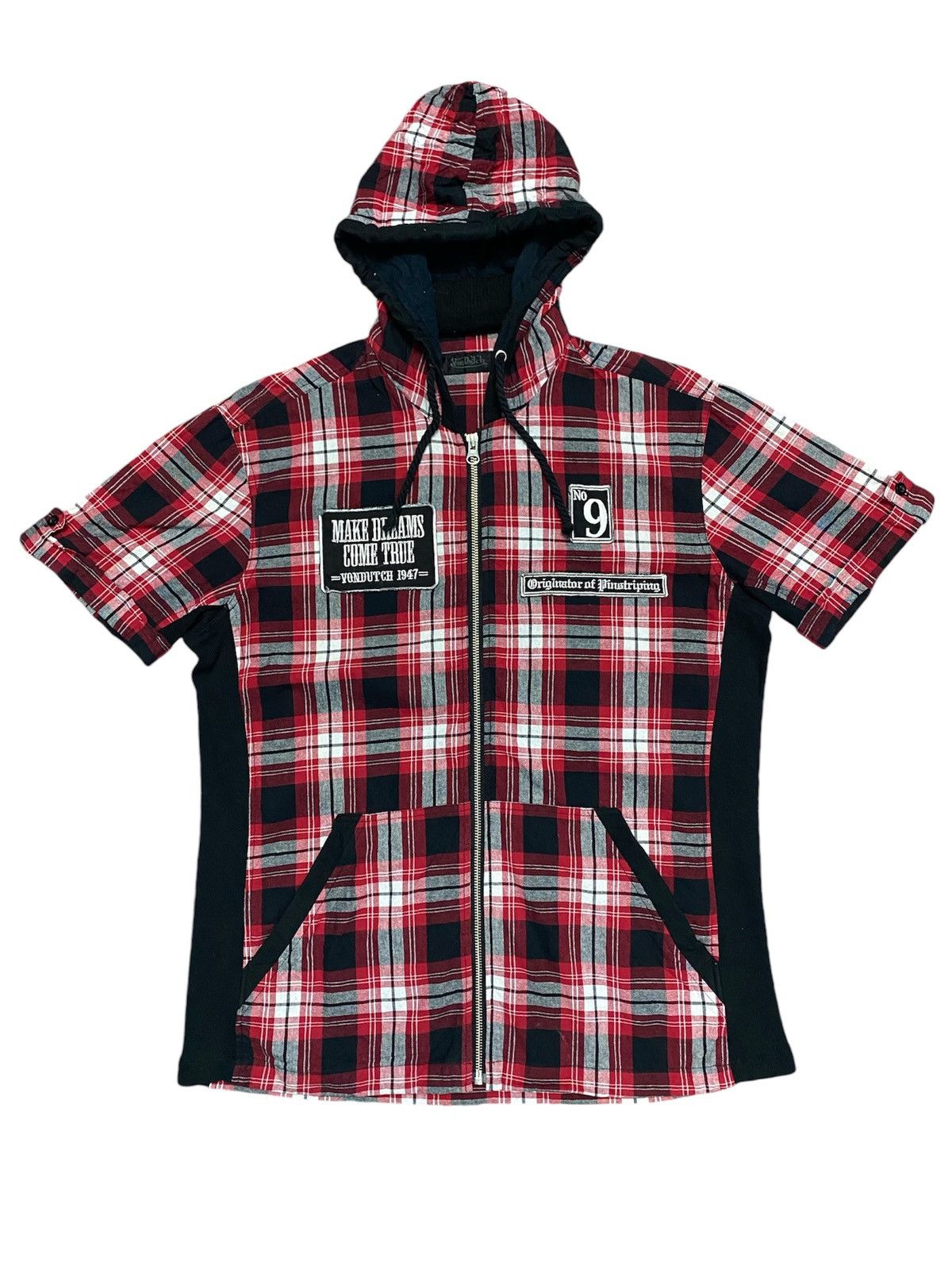 Vintage × Von Dutch Vintage vondutch ligh jacket short sleeve hoodie Size US L / EU 52-54 / 3 - 1 Thumbnail