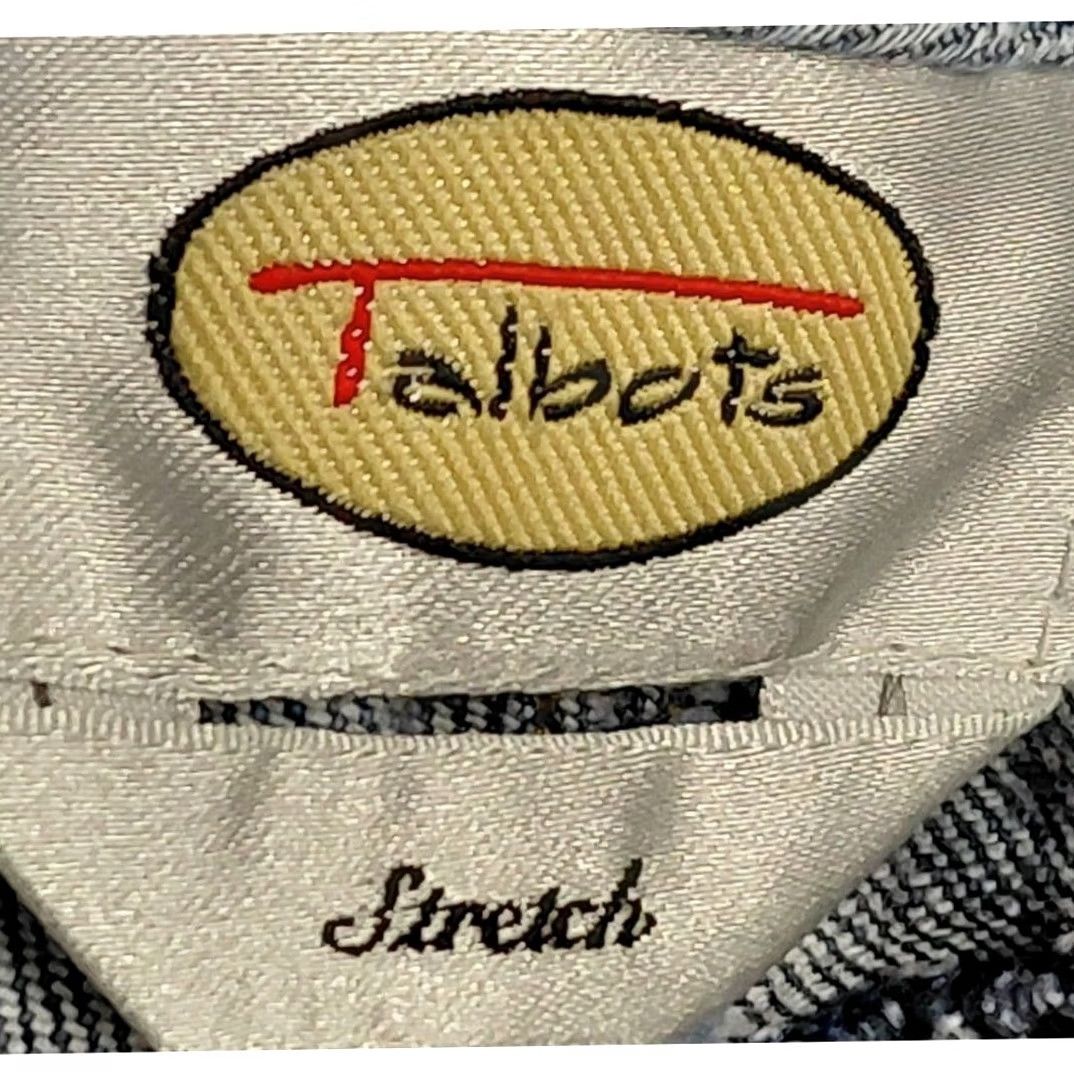 Talbots Talbots Jeans Blue Solid Regular Women Size 6 Stretch Denim Cotton 100% Zipper Straight Vintage? Size 28" / US 6 / IT 42 - 5 Thumbnail