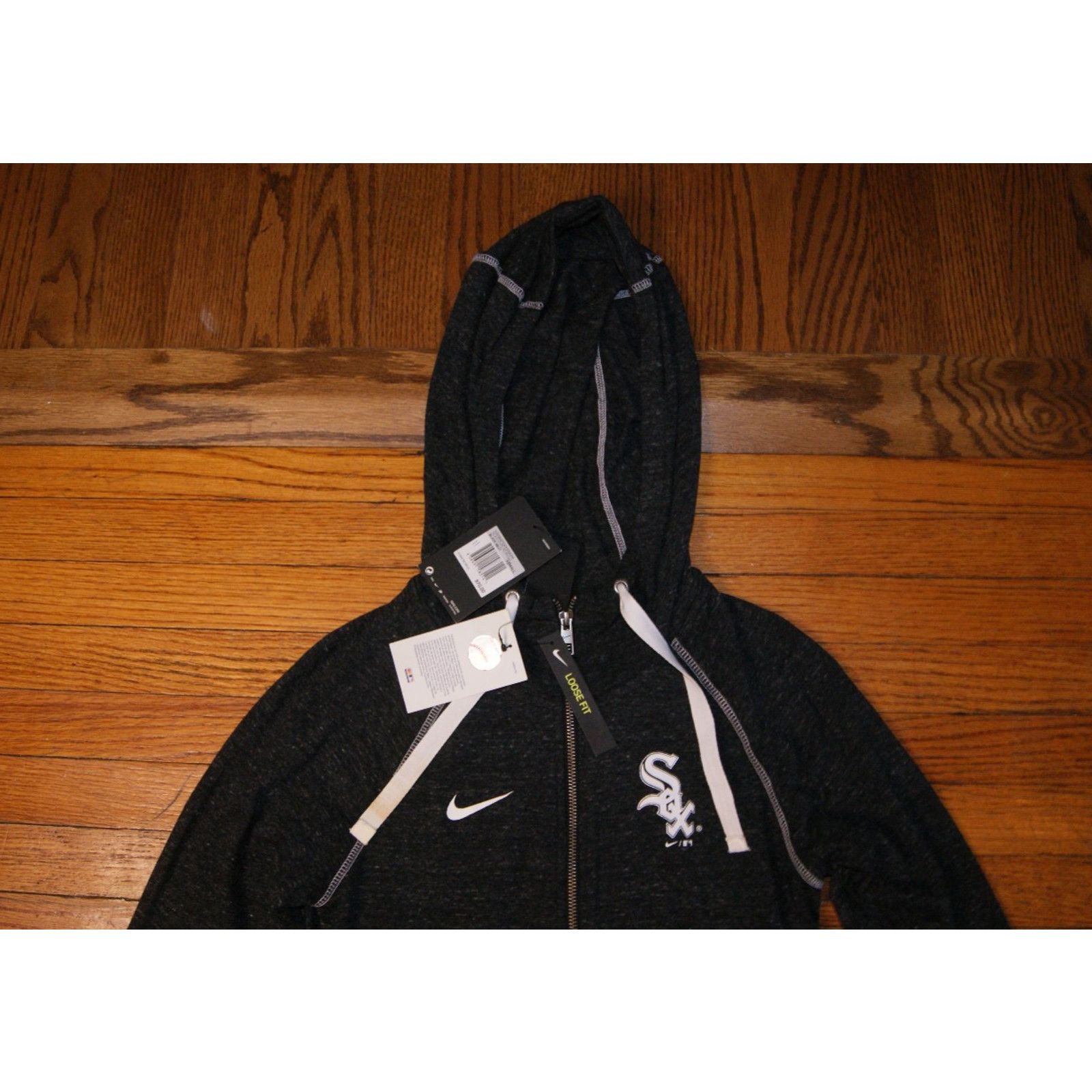 Nike NWT Chicago White Sox NIKE Loose Fit XS Zip Sweatshirt Size US XS / EU 42 / 0 - 2 Thumbnail