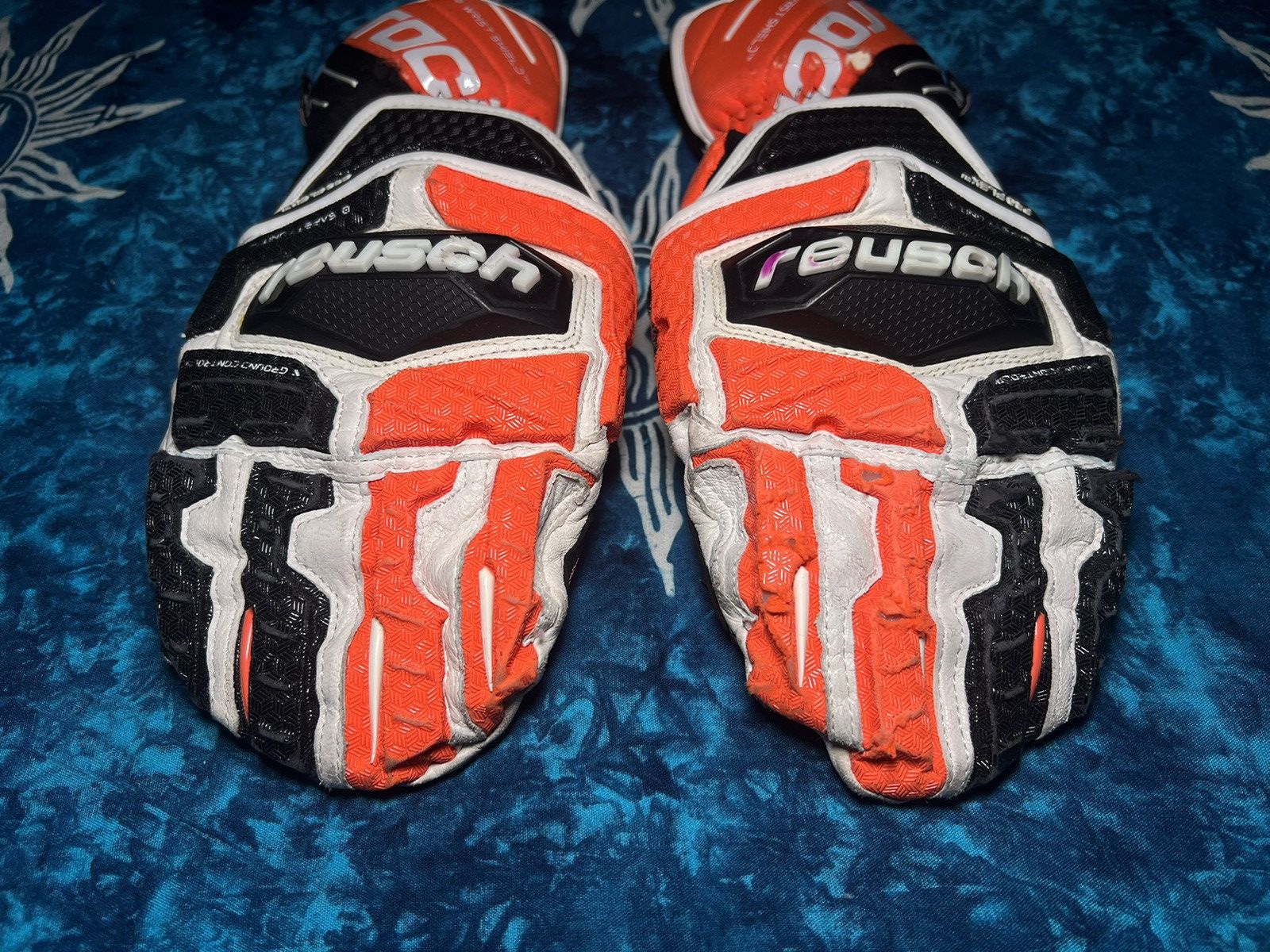 Japanese Brand REUSCH WORLDCUP WARRIOR Leather Ski Gloves Size ONE SIZE - 2 Thumbnail