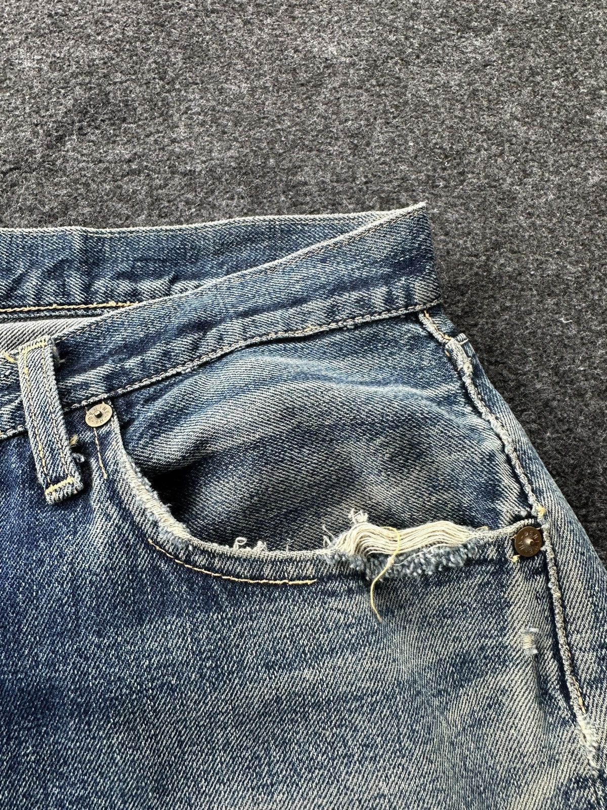 Denime Sale 🔥 Denime Thrashed Reconstruction Denim Size 32 D99 Size US 32 / EU 48 - 12 Thumbnail