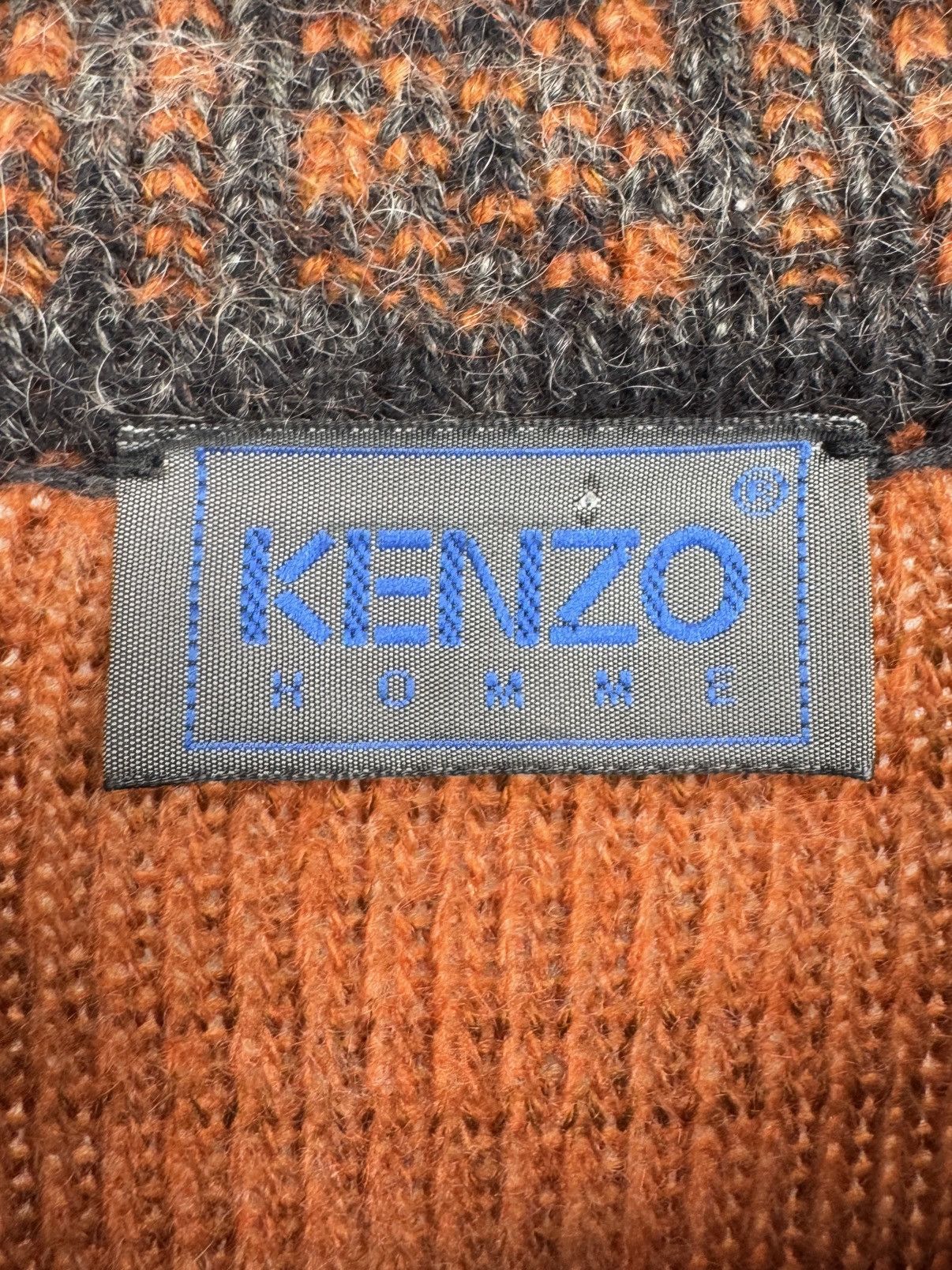 Kenzo Kenzo VNTG Wool Mohair Acrylic multicoloured 1/4 zip sweater Size US L / EU 52-54 / 3 - 10 Thumbnail