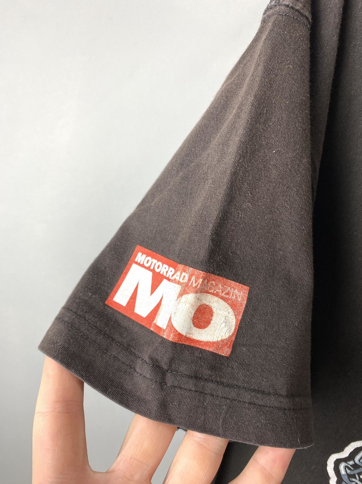 Band Tees Vintage 1990’s Flat Twin Motorrad T Shirt Triumph Size US XL / EU 56 / 4 - 6 Thumbnail