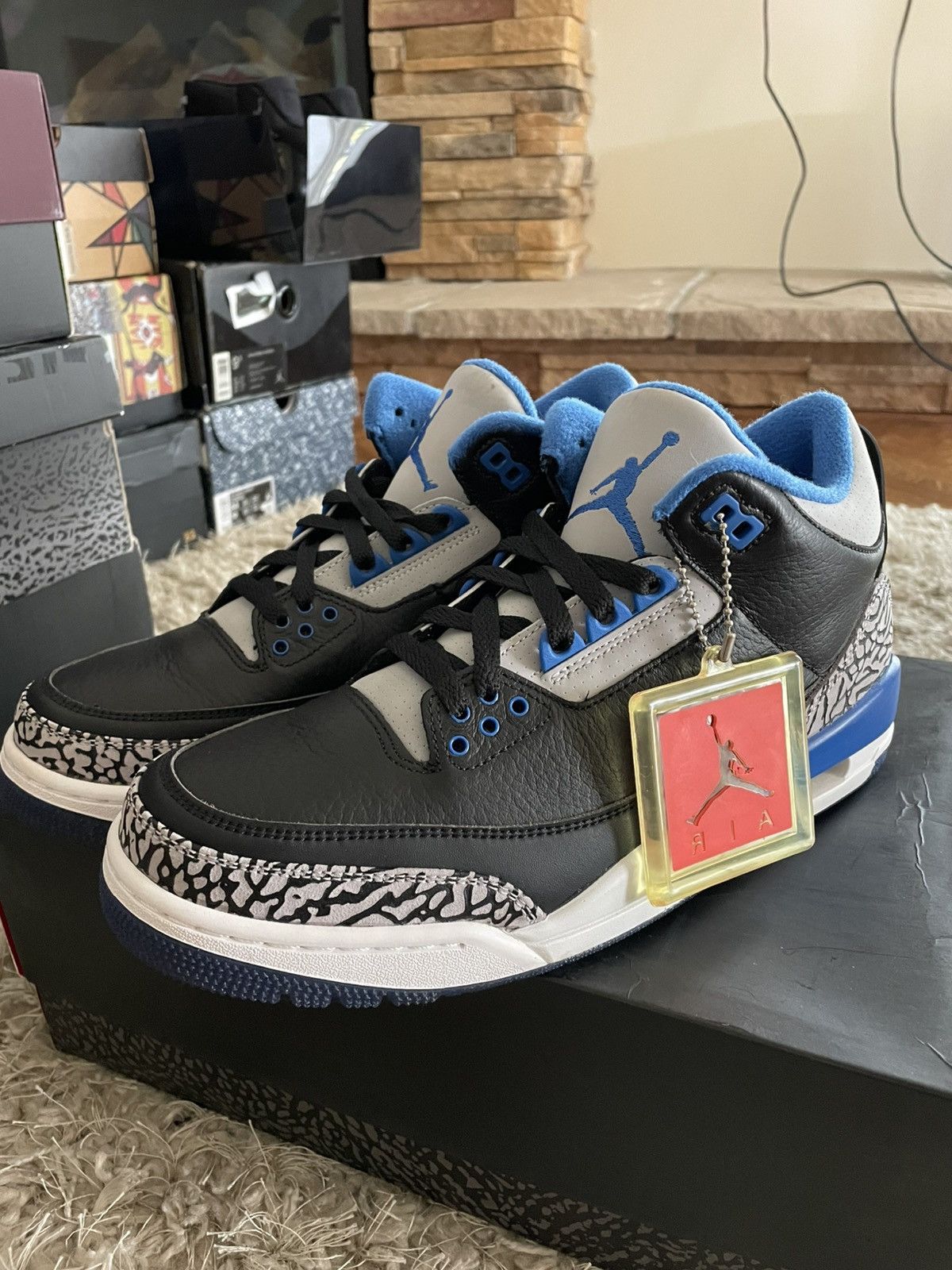 Jordan Brand Jordan 3 Sport Blue 2014 Size US 8.5 / EU 41-42 - 1 Thumbnail