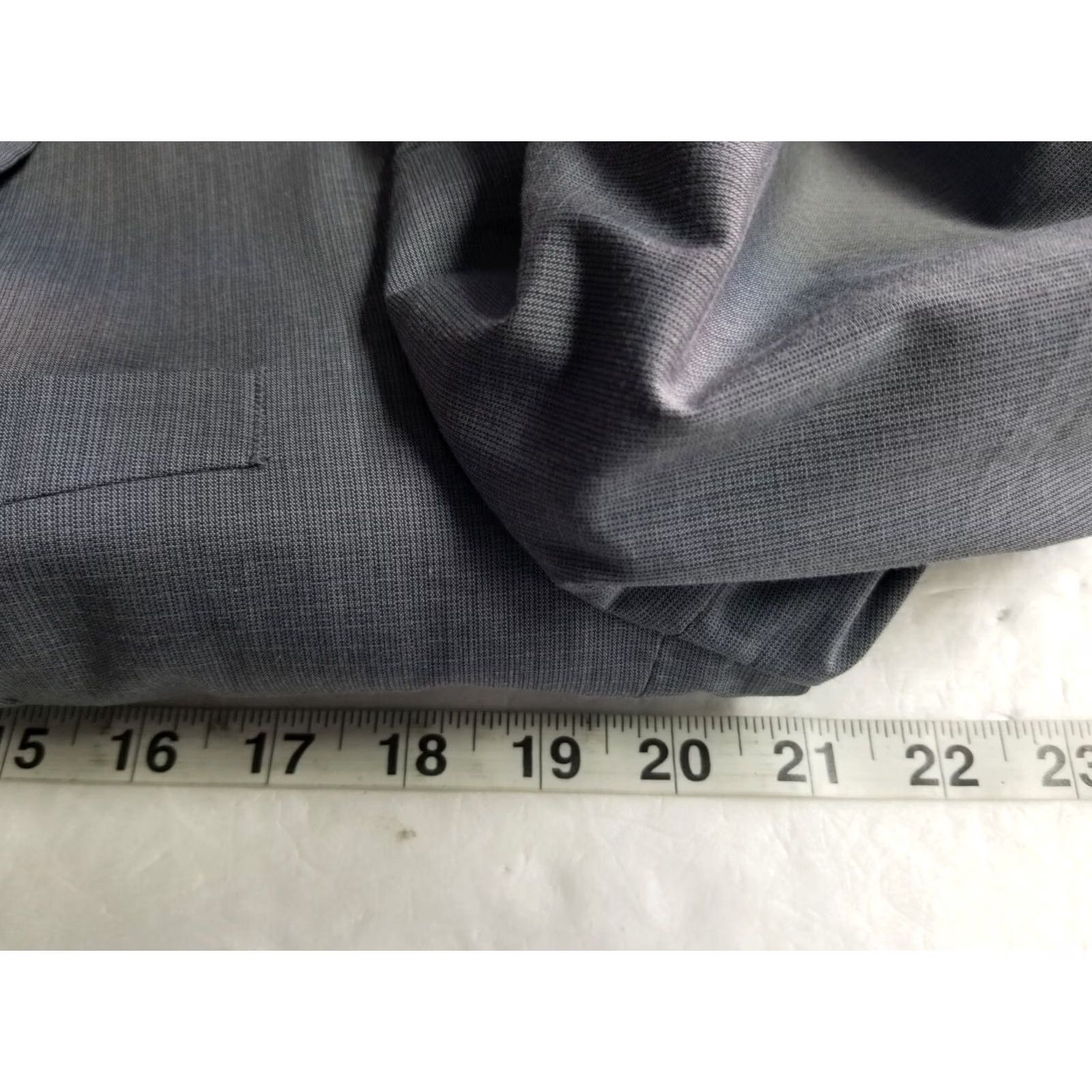 Calvin Klein Calvin Klein Blazer Shirt? No, Calvin Klein Blazer Mens Size S Two-Button Grey Cotton Blend Two Button Single-Breasted Slim Fit Regular JC? Size 36R - 4 Thumbnail