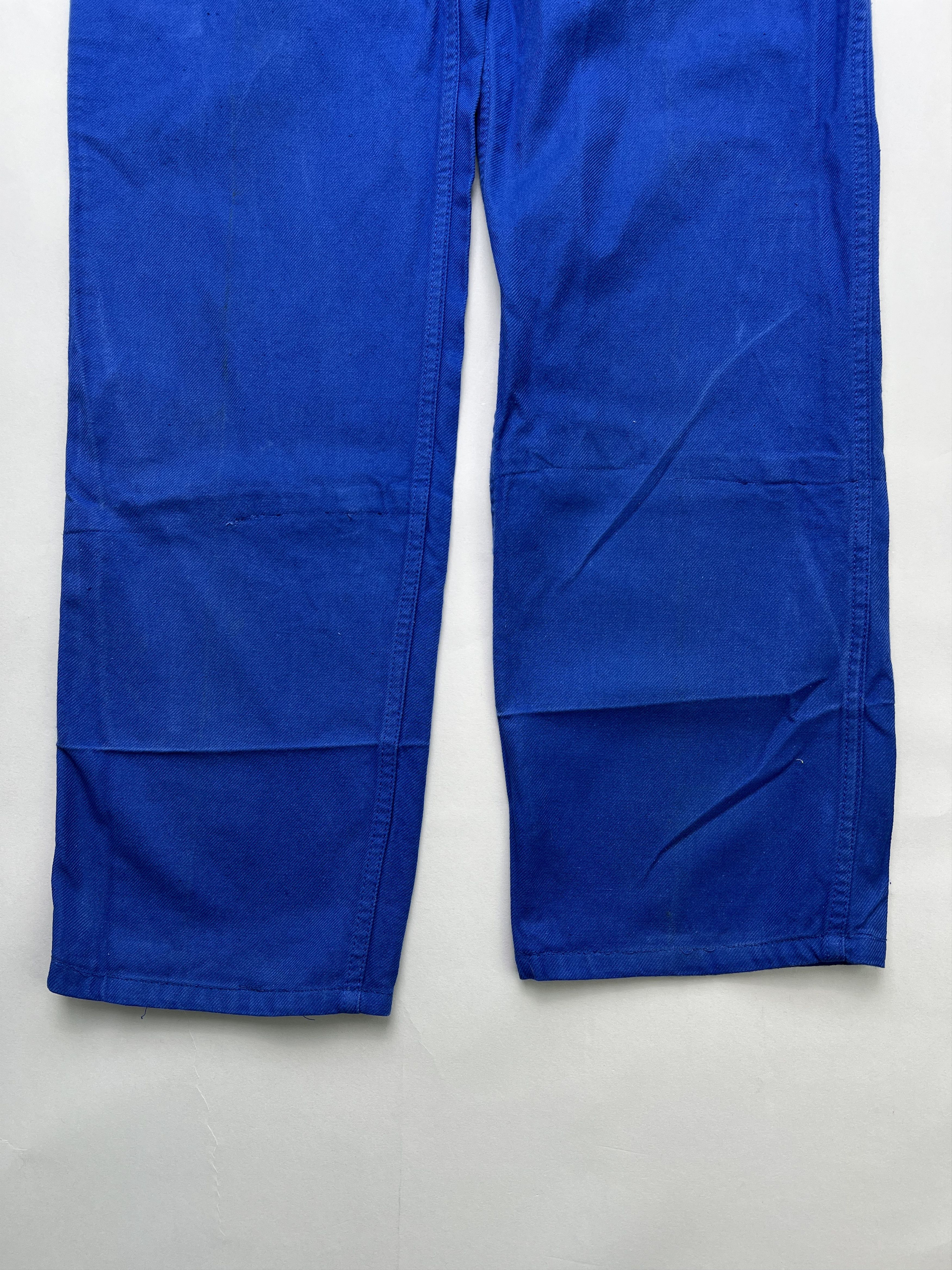 Vintage French Workwear Bleu De Travail Vintage Work Pants Size US 28 / EU 44 - 5 Thumbnail