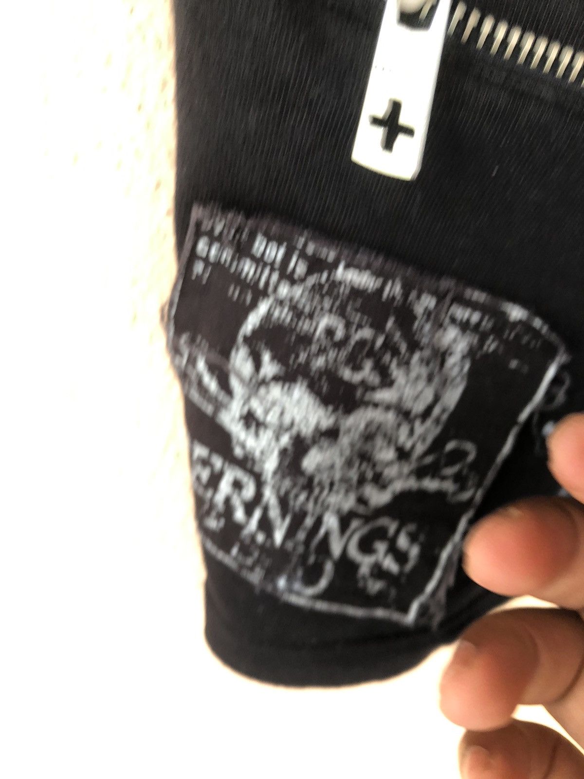 If Six Was Nine × Japanese Brand × Vintage Vintage Zipper PUNK GOTHIC Skull Design Tee Size US M / EU 48-50 / 2 - 4 Thumbnail