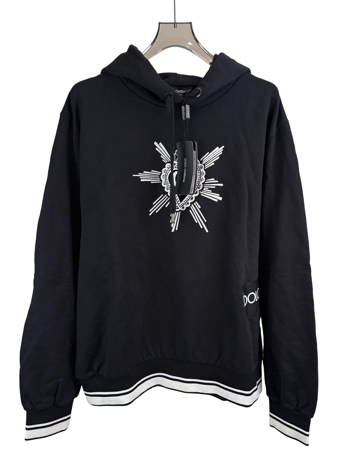 Dolce & Gabbana Dolce & Gabbana Embroidered Heart Hoodie Size 58 Size US XXL / EU 58 / 5 - 1 Thumbnail