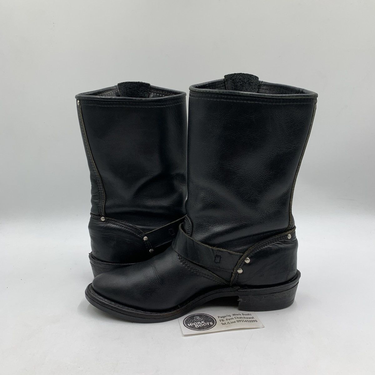 Harley Davidson Vtg 80's harley davidson engineer boots for kids Size US 5 / EU 37 - 7 Thumbnail
