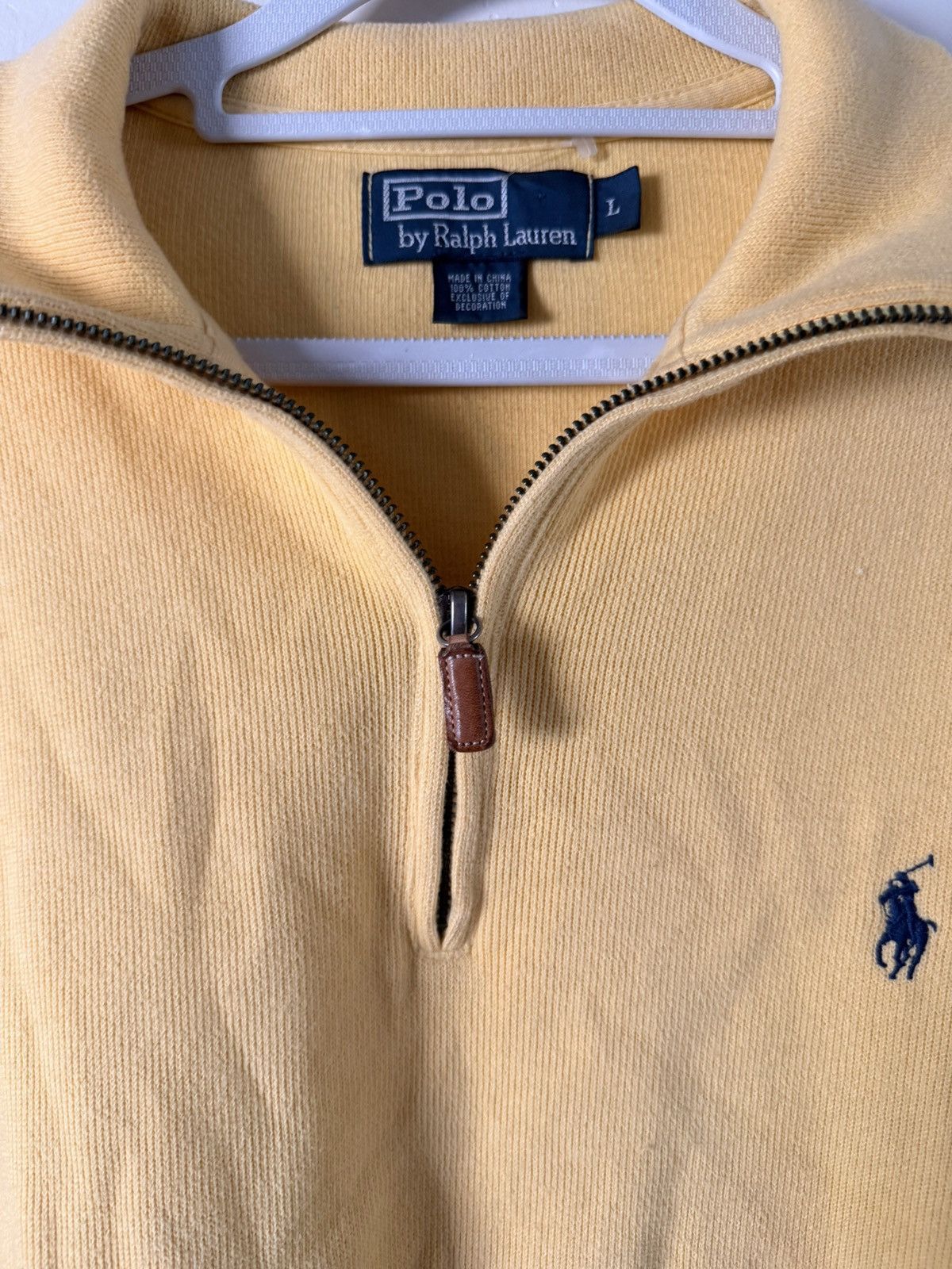 Polo Ralph Lauren Vintage Polo Ralph Lauren Quarter Zip Size US L / EU 52-54 / 3 - 4 Thumbnail