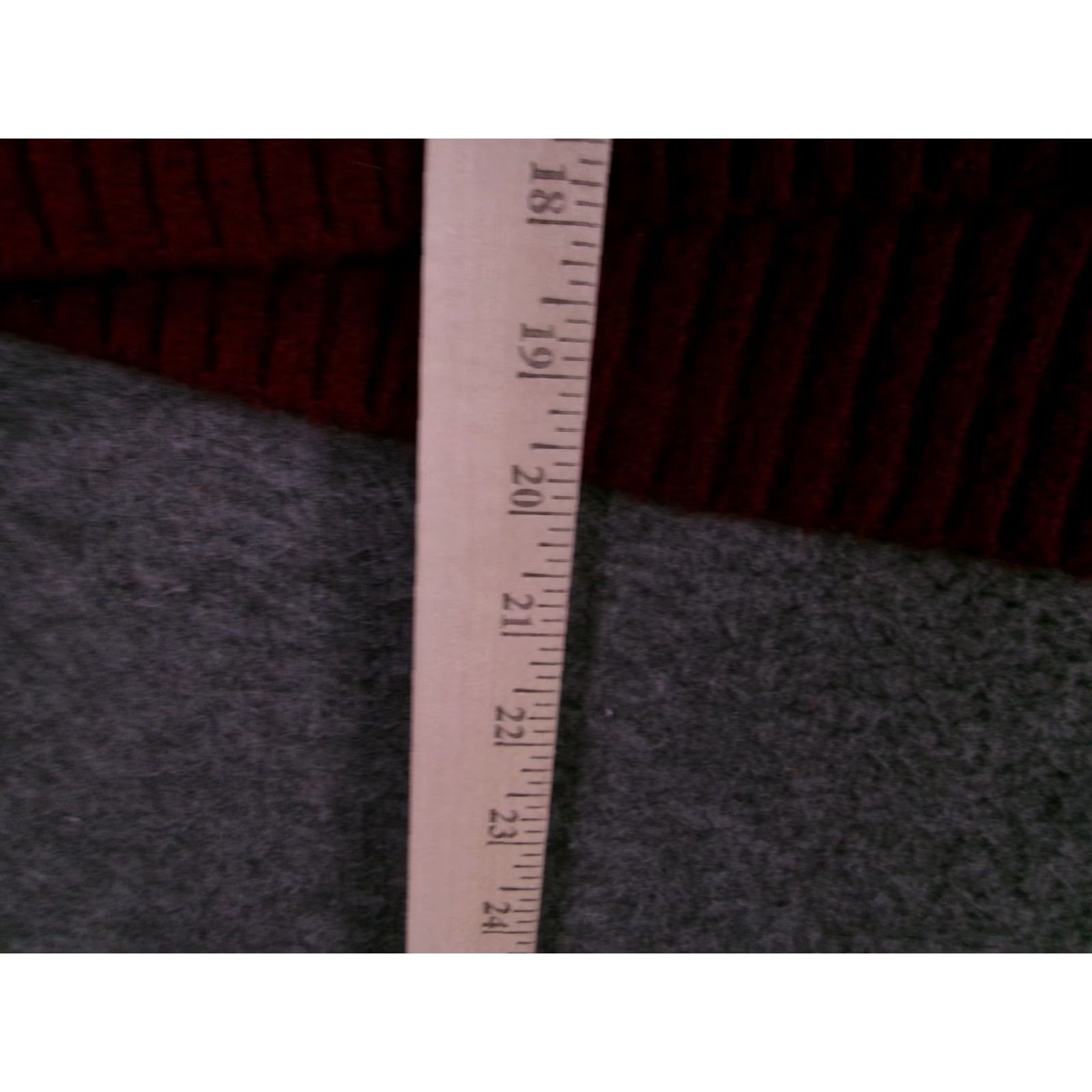 Rachel Zoe Rachel Zoe Sweater Womens L Hooded Turtleneck Ribbed Hem Relaxed Burgundy Cozy Size L / US 10 / IT 46 - 5 Thumbnail
