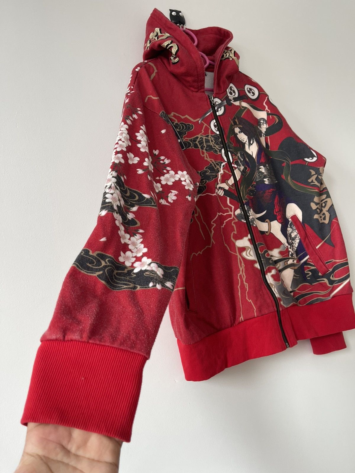 Japanese Brand Rare Vintage DIVINE RETRIBUTION Satanic Geisha Sukajan Size US XL / EU 56 / 4 - 3 Thumbnail