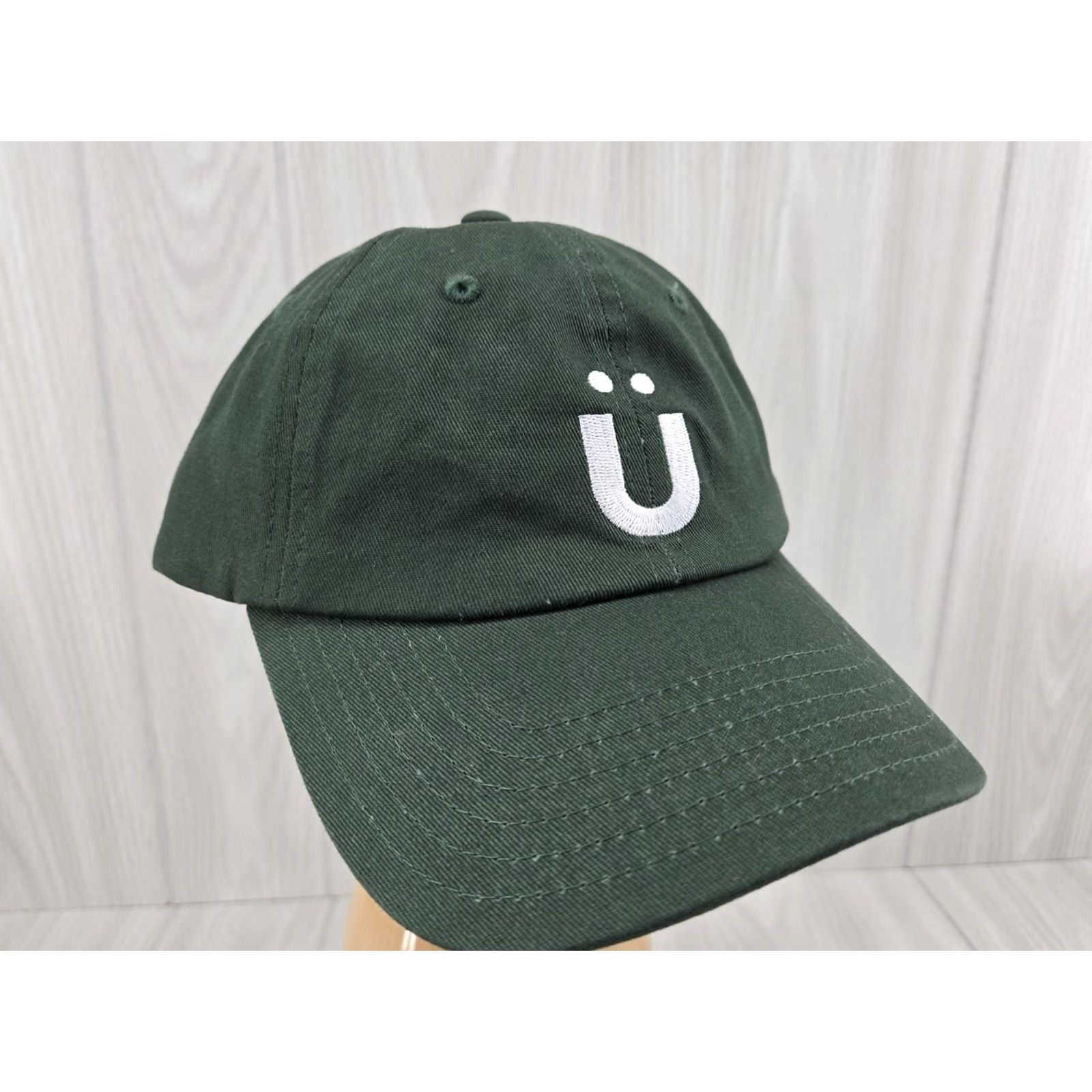 Vintage VINTAGE Gruns Gummies Hat Cap Strap Back Green One Size Adjustable Baseball Cap Men Gruns Gummies Solid Green Adjustable Size ONE SIZE - 3 Thumbnail